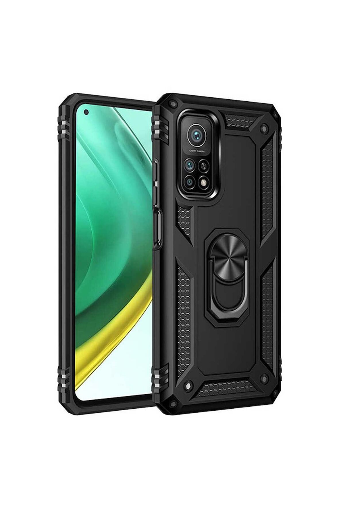 Xiaomi Mi 10T Pro 5G Uyumlu Kılıf Vega Kapak Siyah
