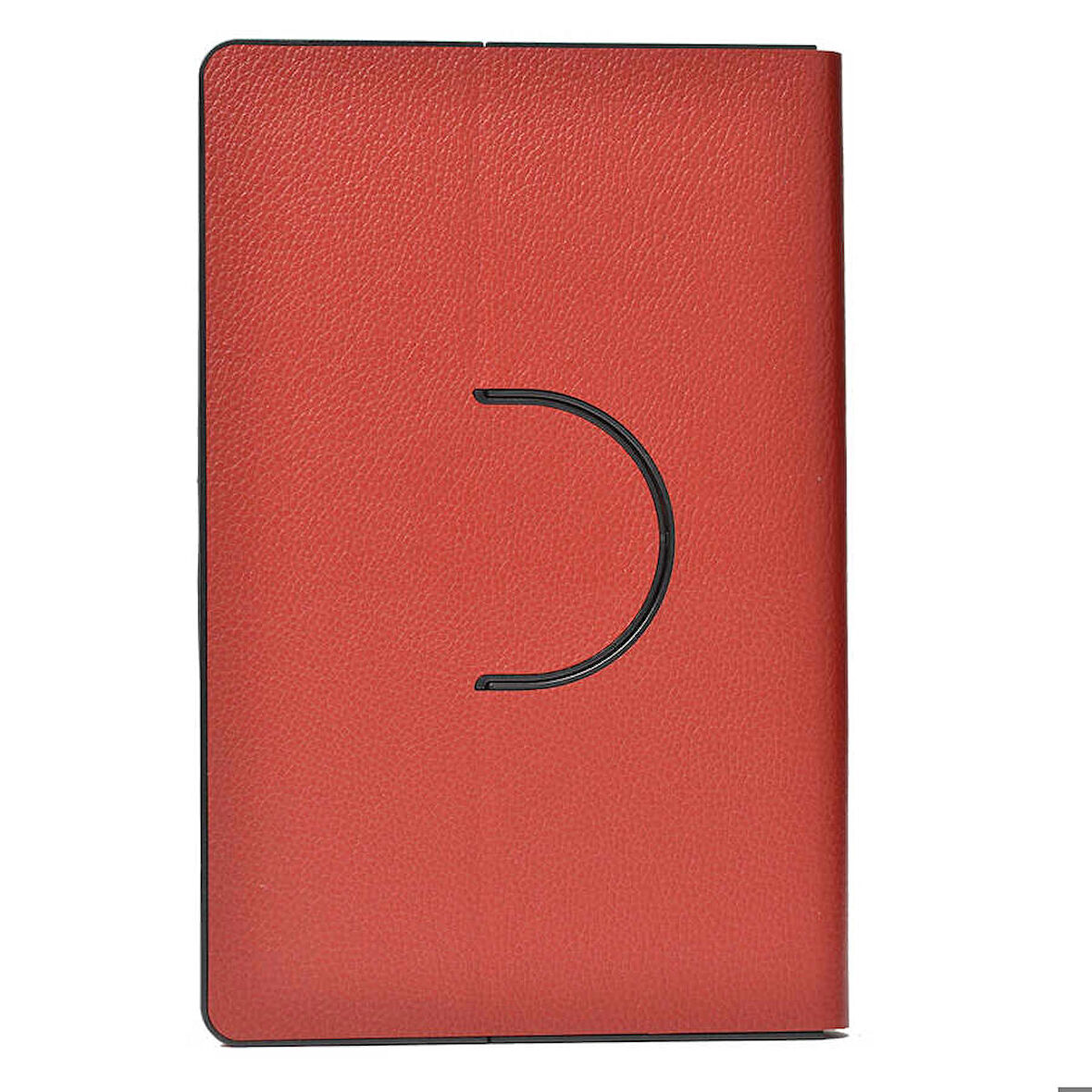 Lenovo M10 TB-X505F Uyumlu Tablet Kılıfı Fest Dönebilen Standlı Pu Deri Kılıf Kırmızı