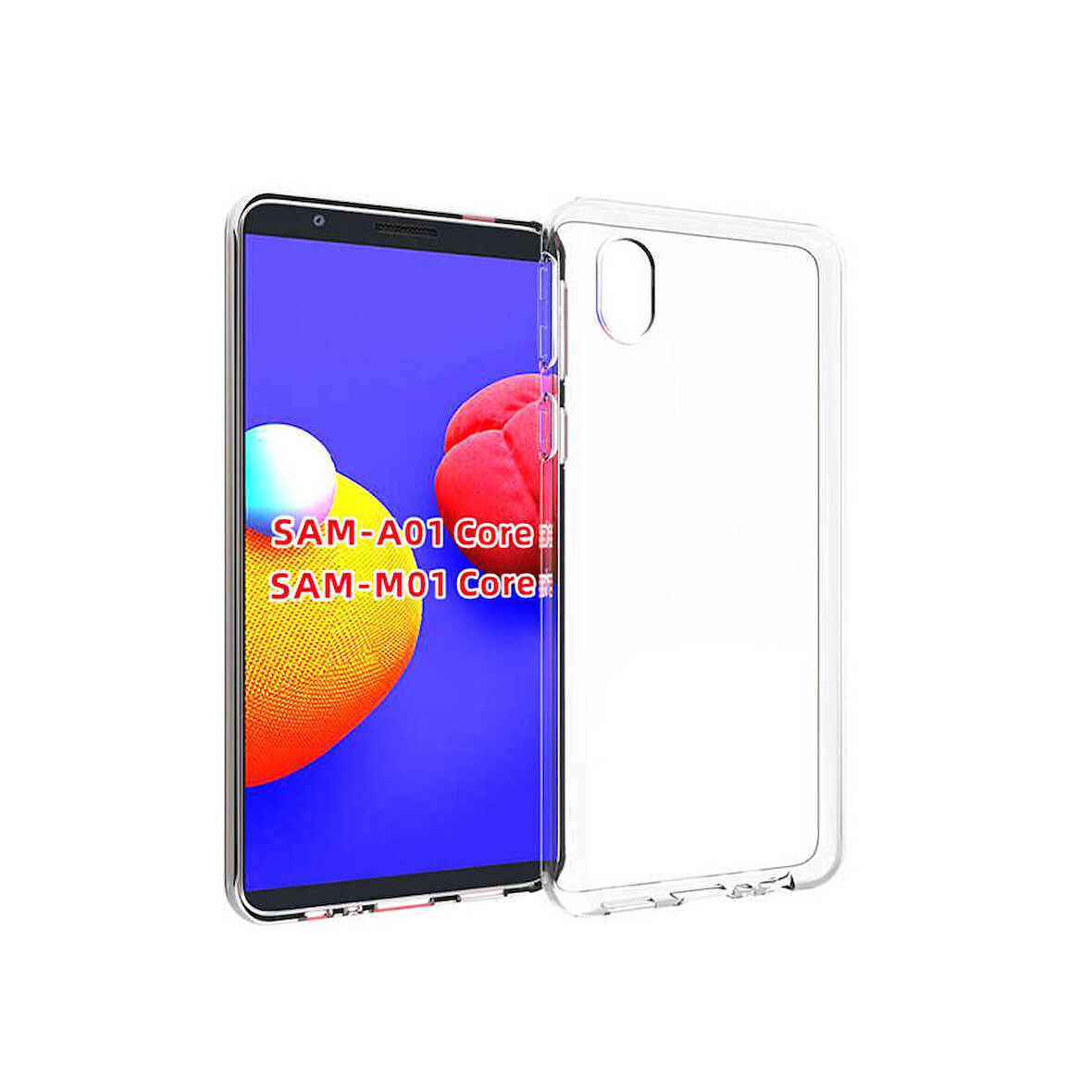 Samsung Galaxy A01 Core Uyumlu Kılıf Süper Silikon Kapak
