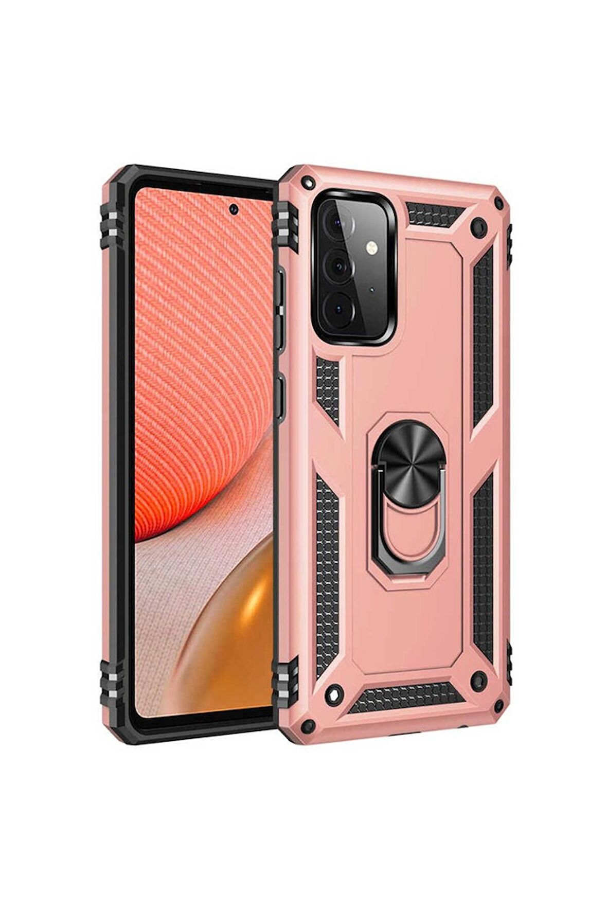 Samsung Galaxy A52 Uyumlu Kılıf Vega Kapak Rose Gold