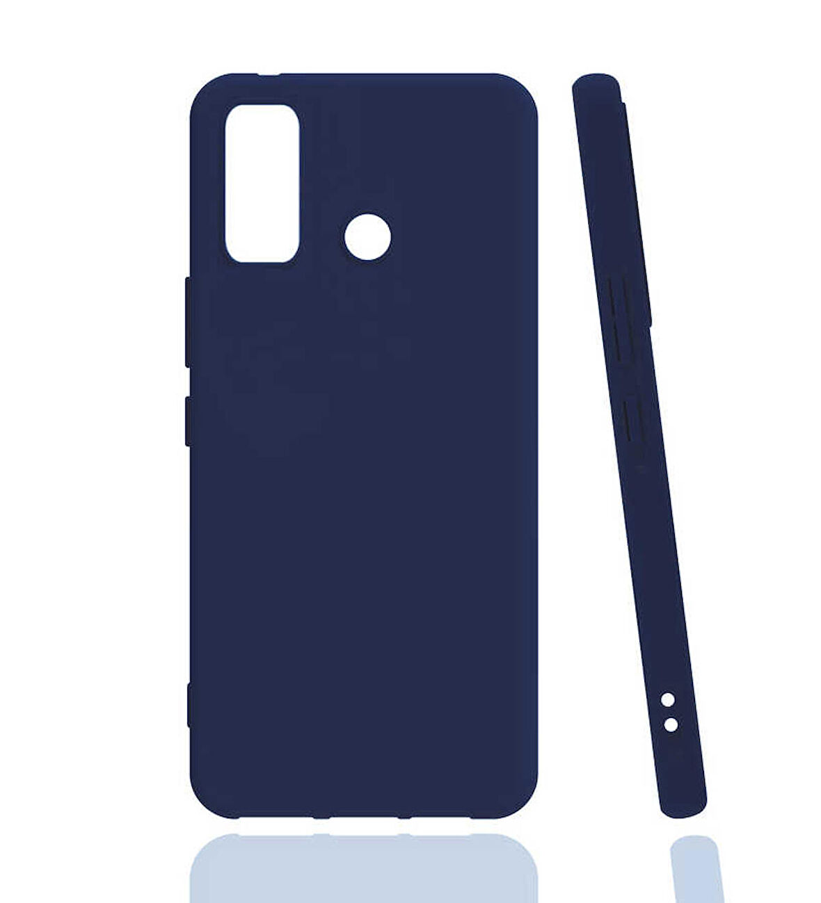 Reeder P13 Blue Max Pro Lite Uyumlu Kılıf Biye Silikon Lacivert
