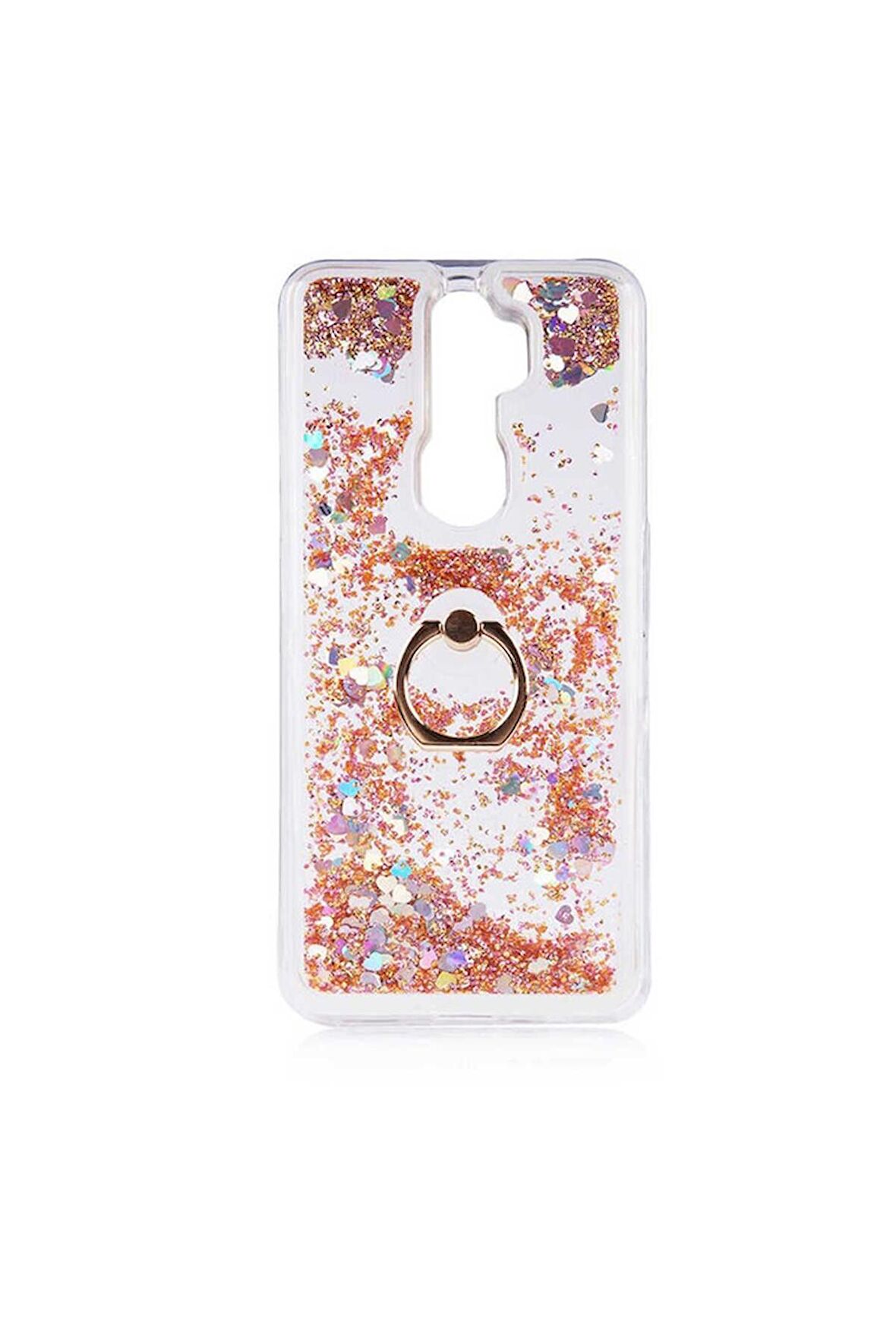 Oppo A9 2020 Uyumlu Kılıf Milce Kapak Gold