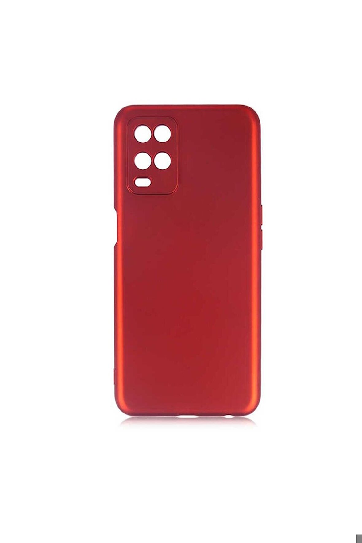 Oppo A54 4G Uyumlu Kılıf Premier Silikon Kapak Kırmızı