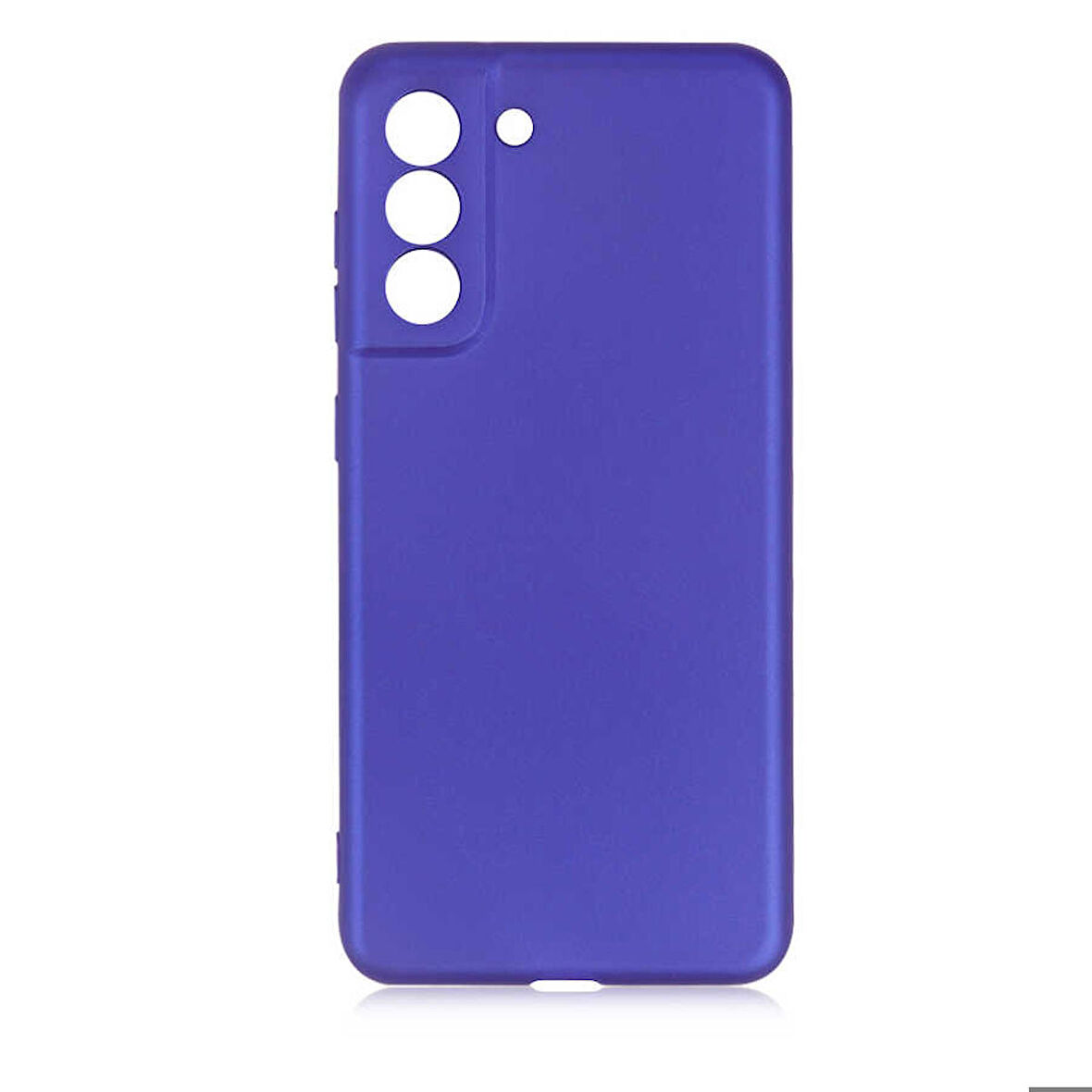 Samsung Galaxy S21 FE Uyumlu Kılıf Premier Silikon Kapak Saks Mavi
