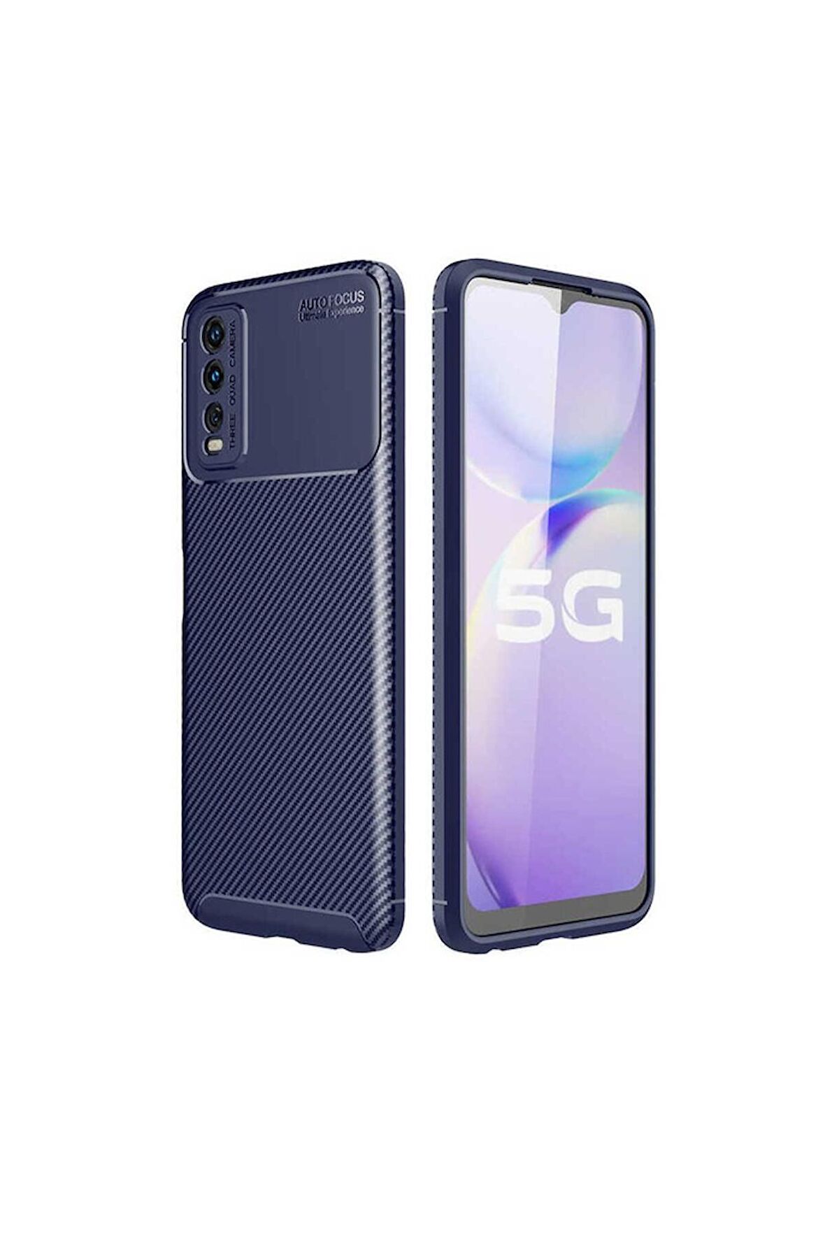 Vivo Y20 Uyumlu Kılıf Negro Silikon Kapak Lacivert