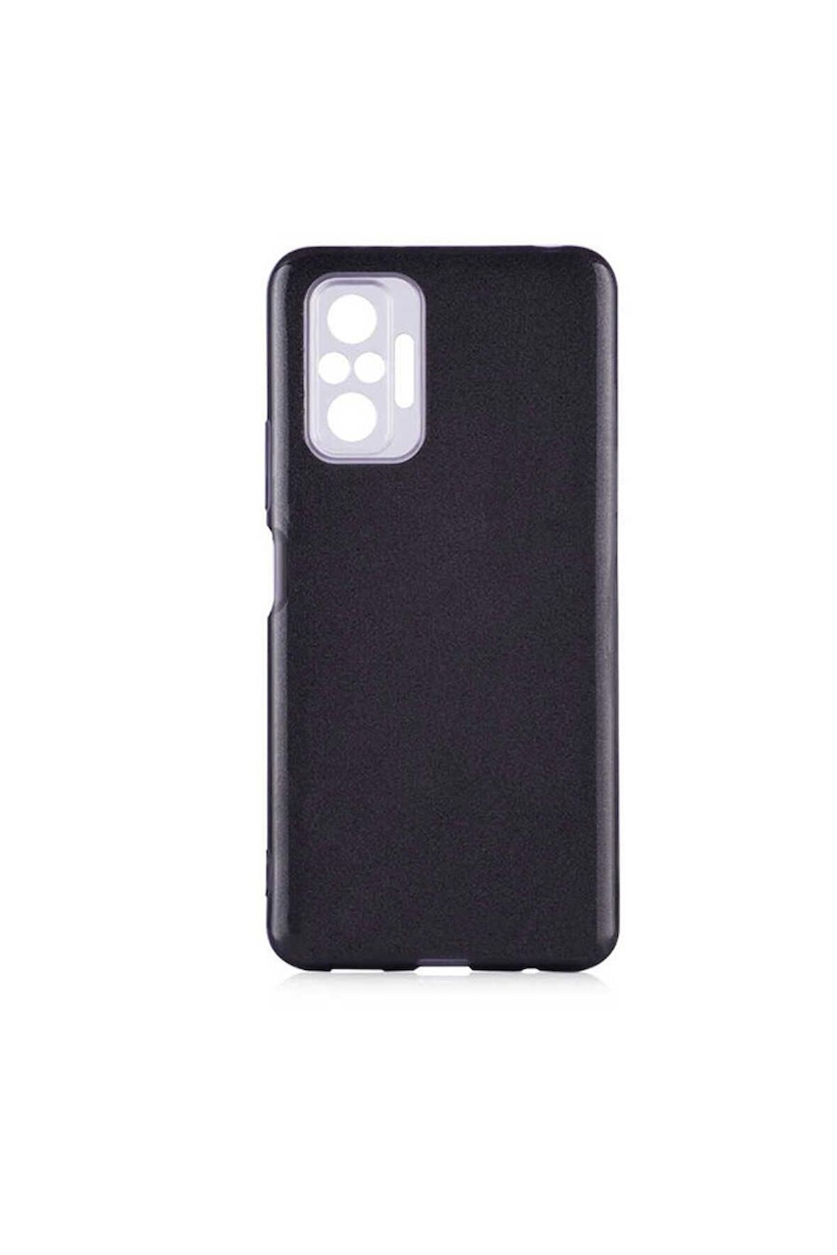 Xiaomi Redmi Note 10 Pro Uyumlu Kılıf Shining Silikon Siyah