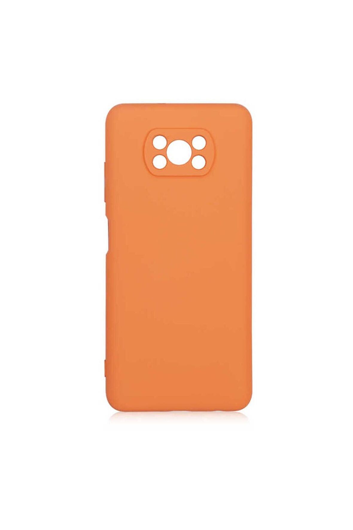 Xiaomi Poco X3 Uyumlu Kılıf Mara Lansman Kapak Turuncu