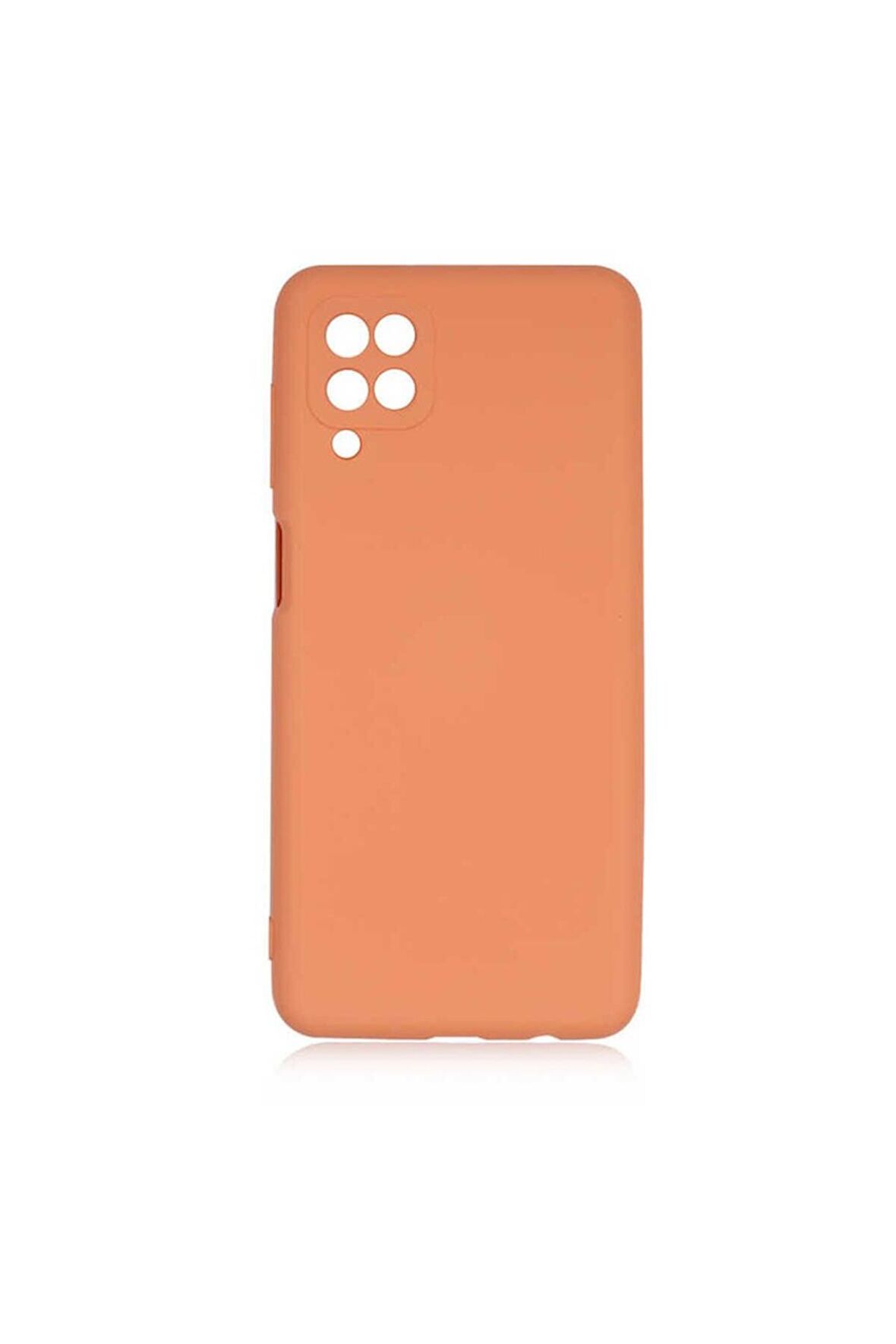 Samsung Galaxy A12 Uyumlu Kılıf Mara Lansman Kapak Turuncu