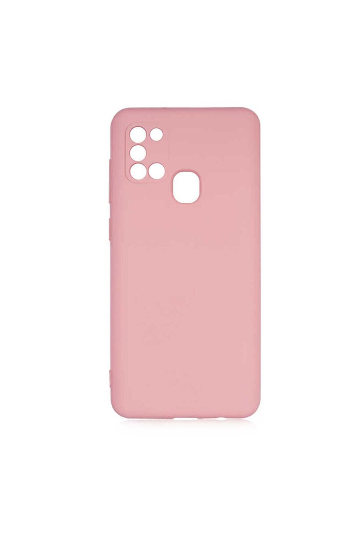 Samsung Galaxy A21S Uyumlu Kılıf Mara Lansman Kapak Pembe Açık