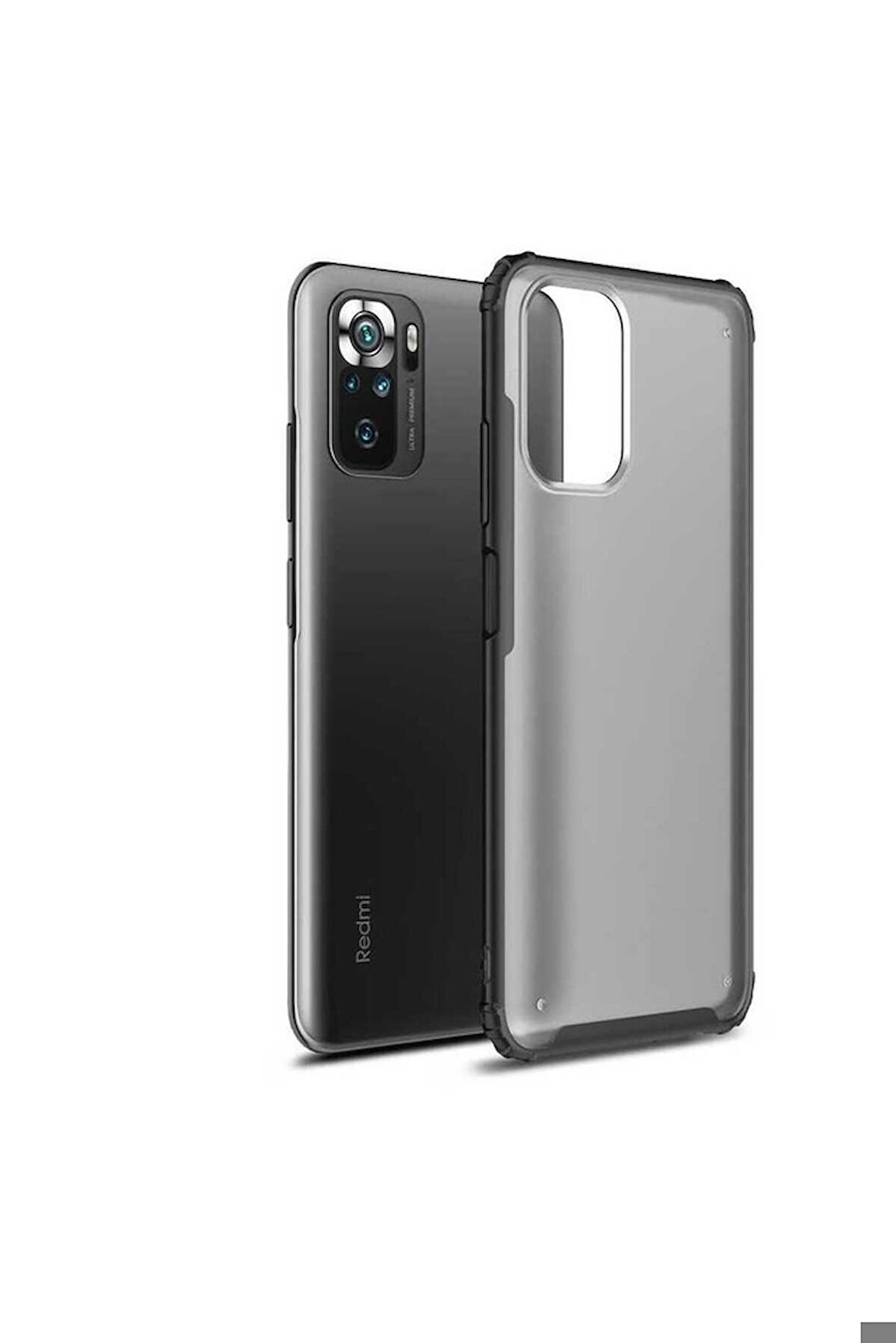 Xiaomi Redmi Note 10S Uyumlu Kılıf Volks Kapak Siyah