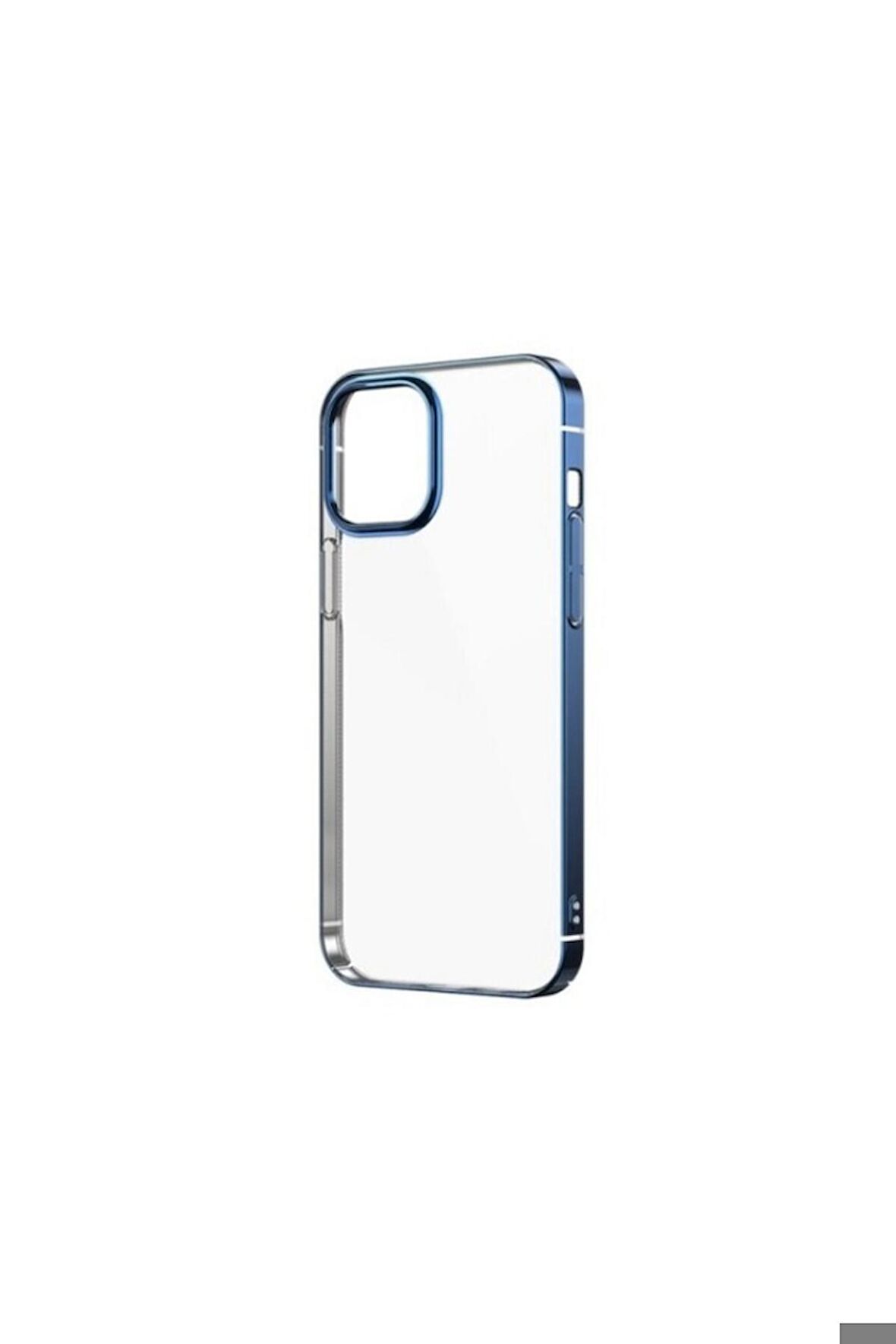 Apple iPhone 12 Uyumlu Kılıf Pixel Kapak Lacivert
