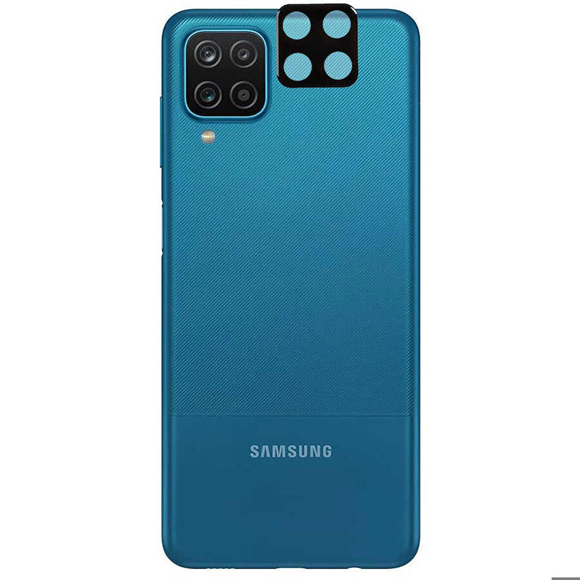 Samsung Galaxy A12 Uyumlu 3D Kamera Camı