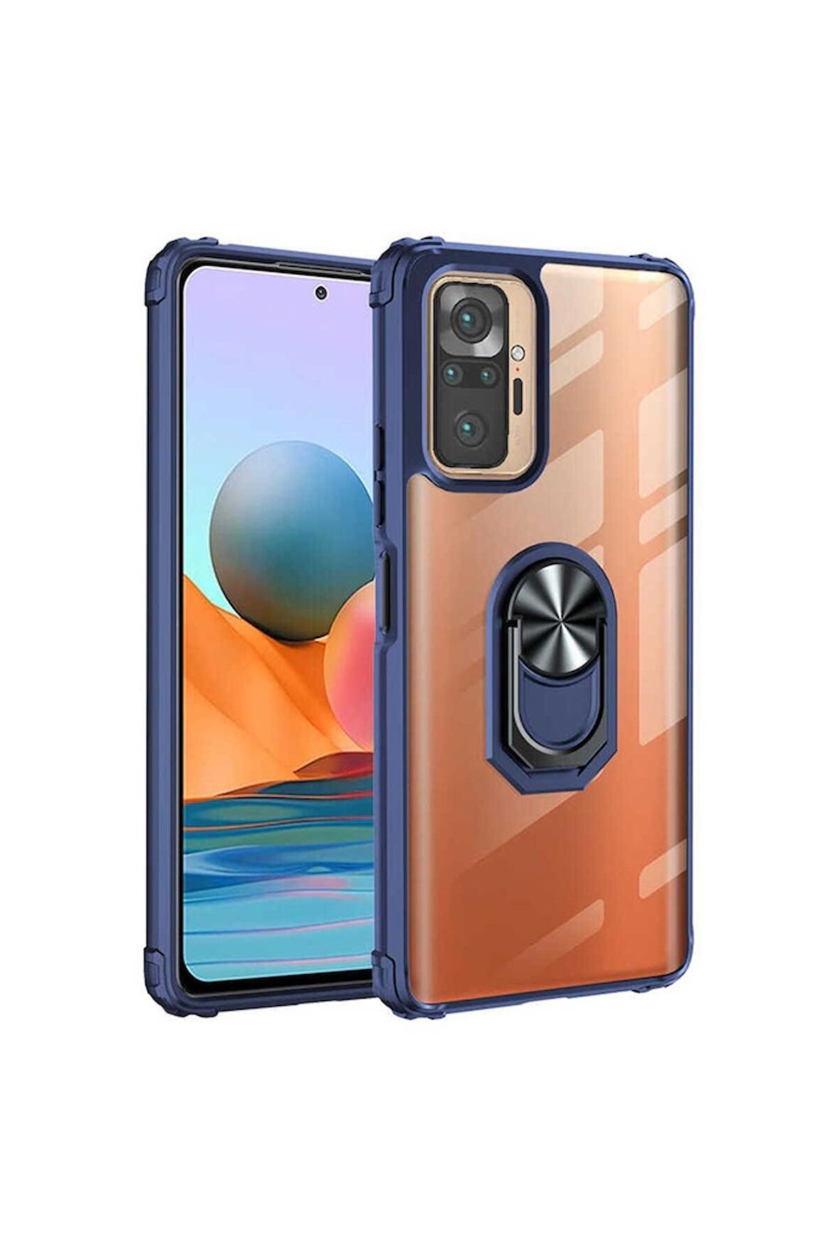 Xiaomi Redmi Note 10 Pro Uyumlu Kılıf Mola Kapak Lacivert
