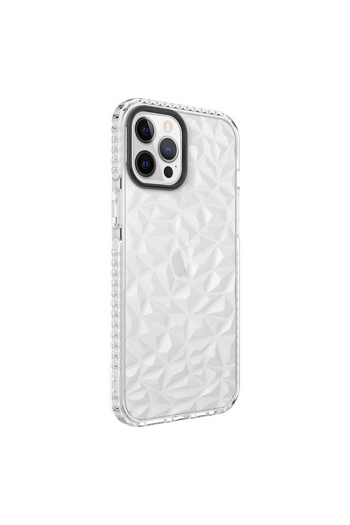 Apple iPhone 12 Pro Uyumlu Kılıf Buzz Kapak Beyaz
