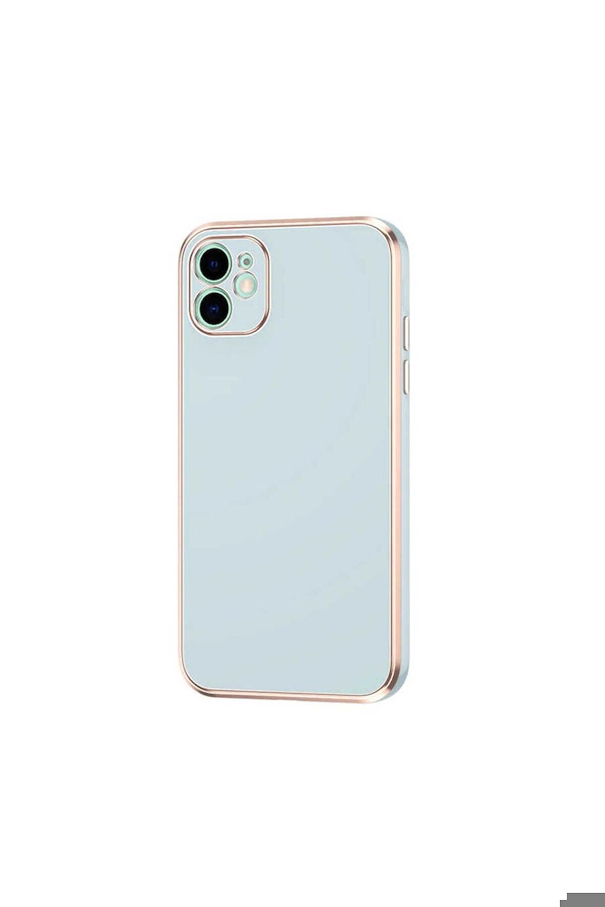 Apple iPhone 11 Uyumlu Kılıf Bark Kapak Mavi Açık