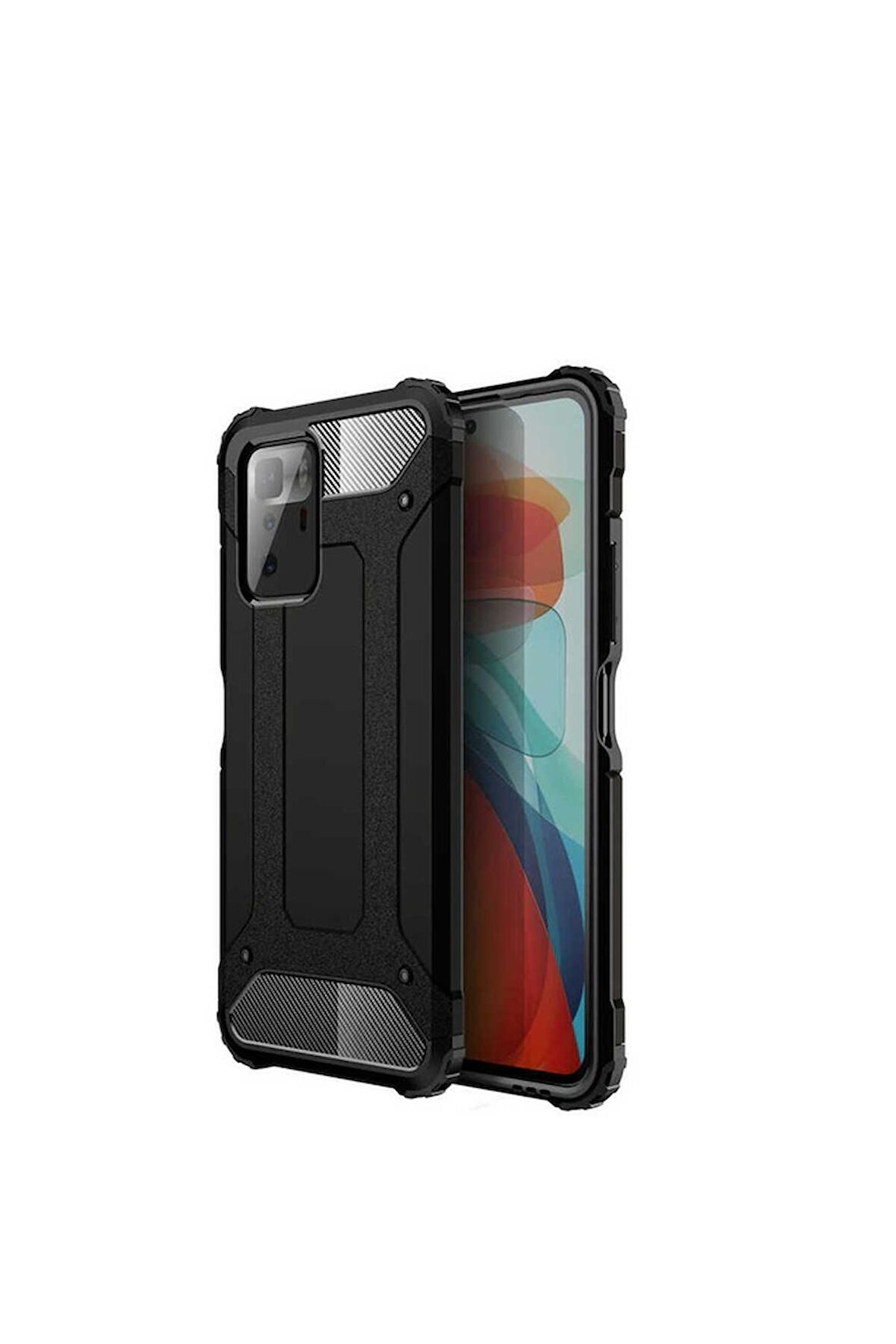 Xiaomi Poco X3 GT Uyumlu Kılıf Crash Silikon Kapak Siyah