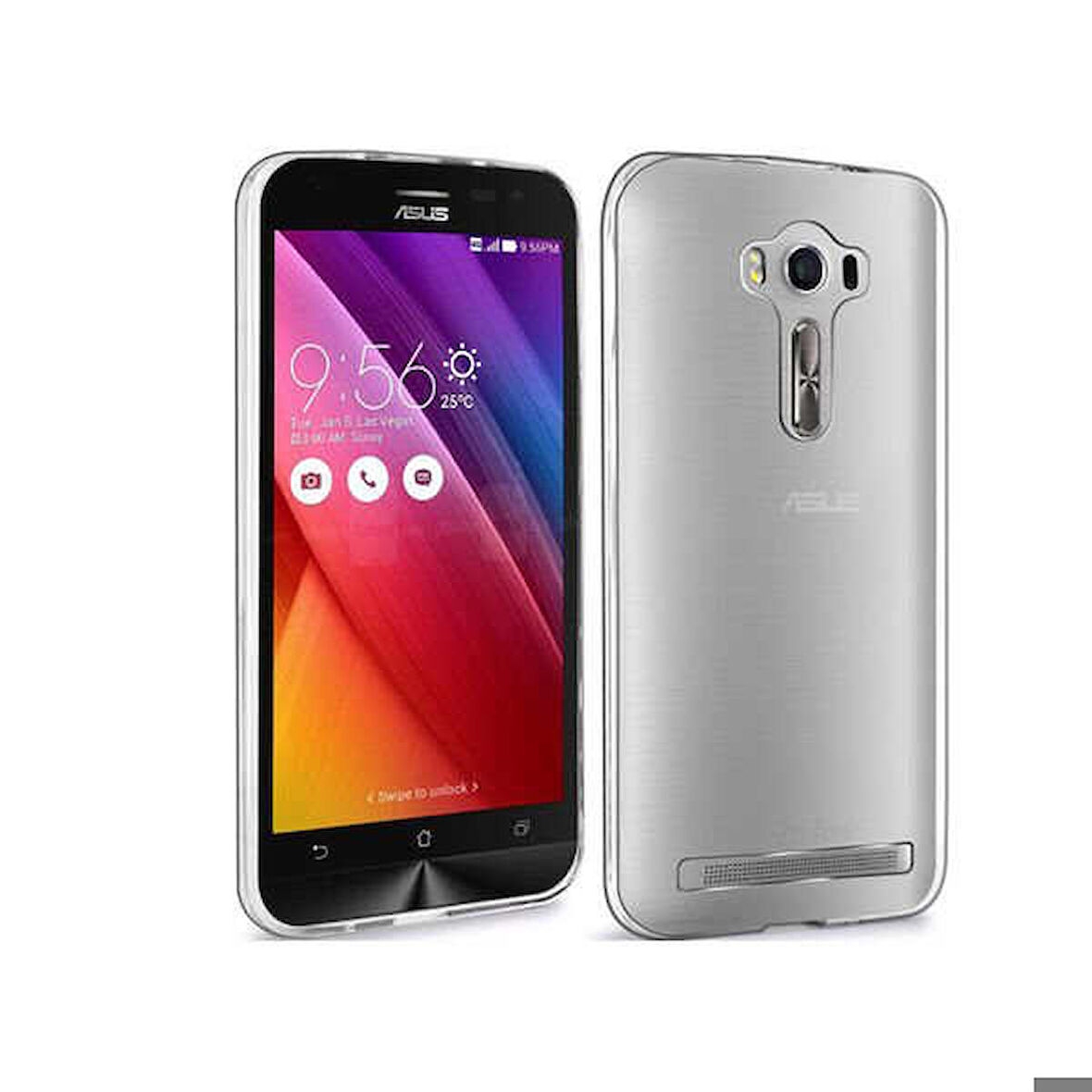 Asus Zenfone 2 Laser ZE500KL Uyumlu Kılıf Süper Silikon Kapak