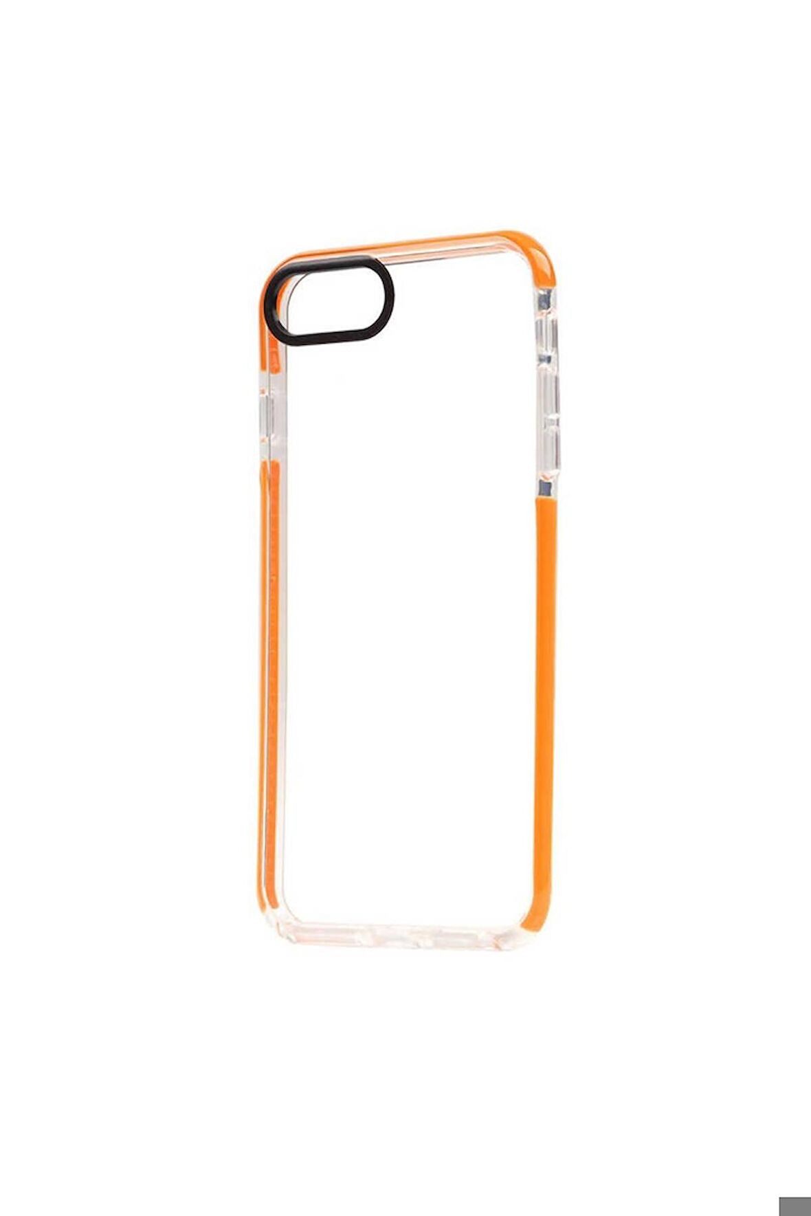 Apple iPhone 8 Plus Uyumlu Kılıf Punto Kapak Turuncu