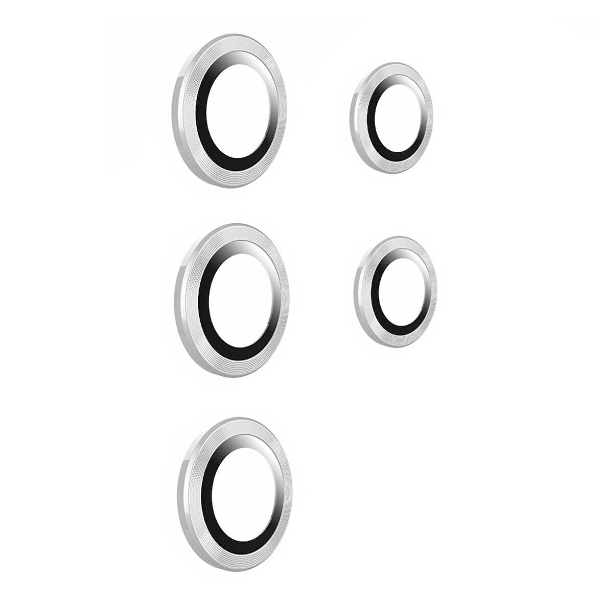 Samsung Galaxy S24 Ultra Uyumlu Kamera Lens Koruyucu Cam Filmi Titanyum