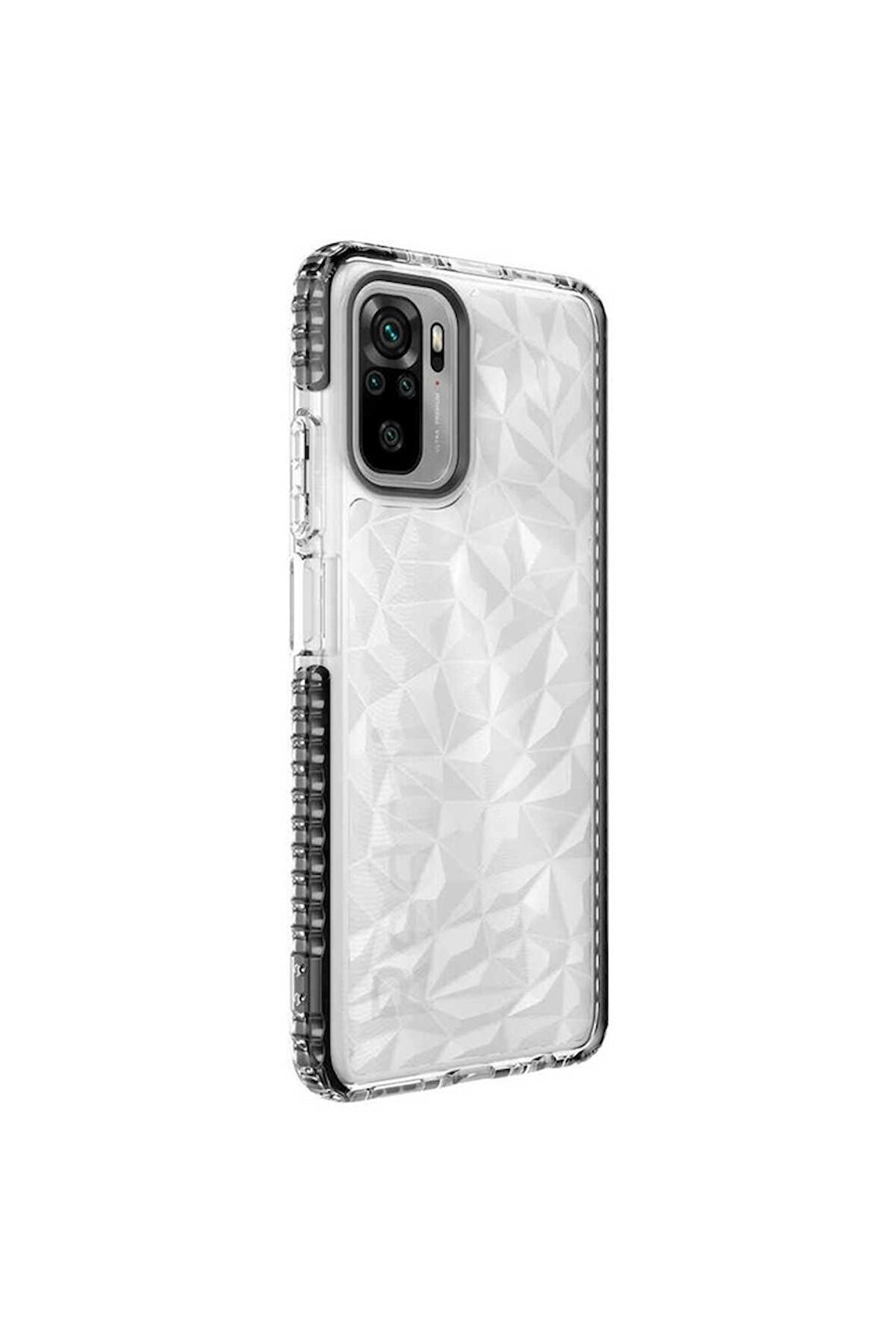 Xiaomi Redmi Note 10 Uyumlu Kılıf Buzz Kapak Siyah