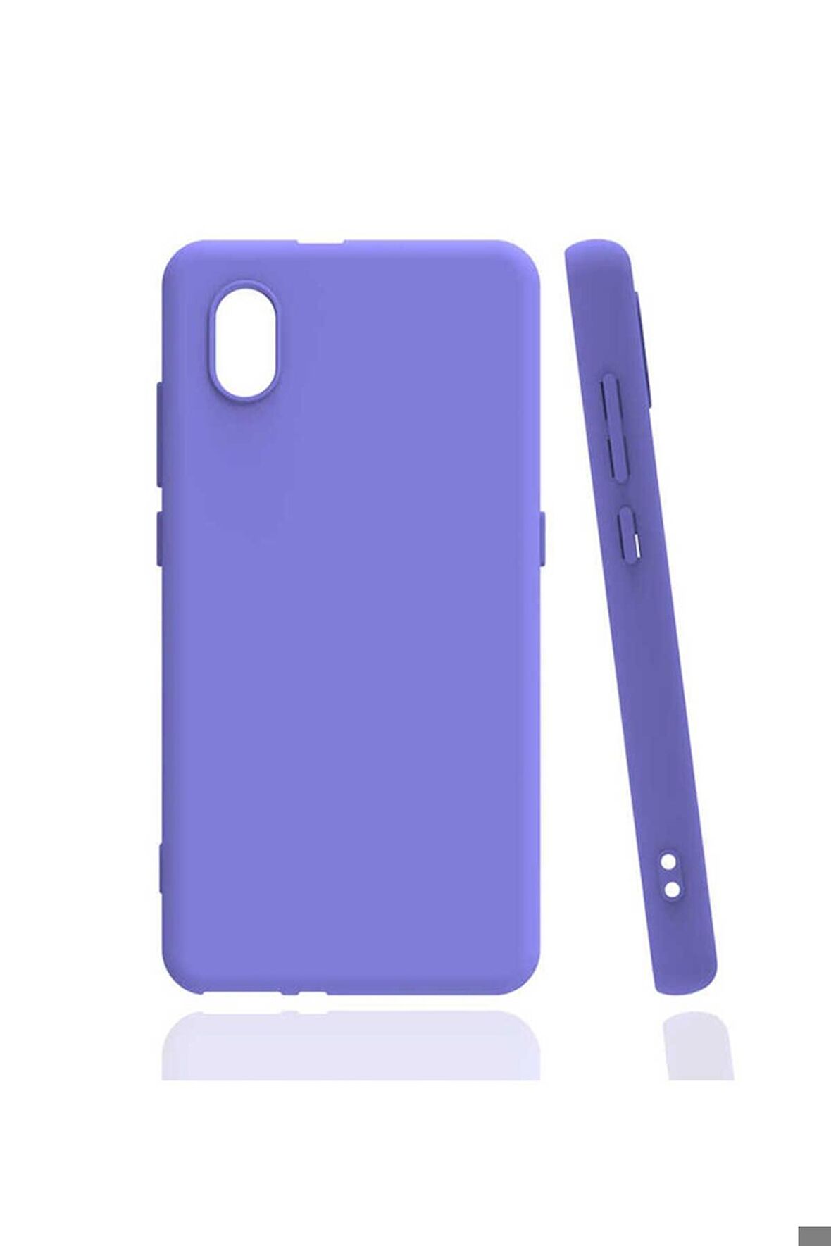 TCL L7 Uyumlu Kılıf Biye Silikon Lila
