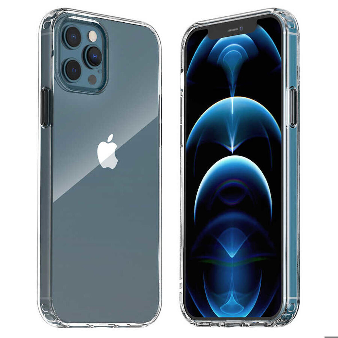 Apple iPhone 12 Pro Uyumlu Kılıf Araree Duple Kapak Renksiz