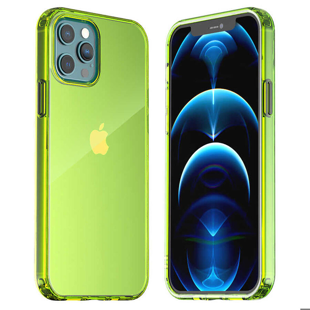 Apple iPhone 12 Pro Uyumlu Kılıf Araree Duple Kapak Sarı