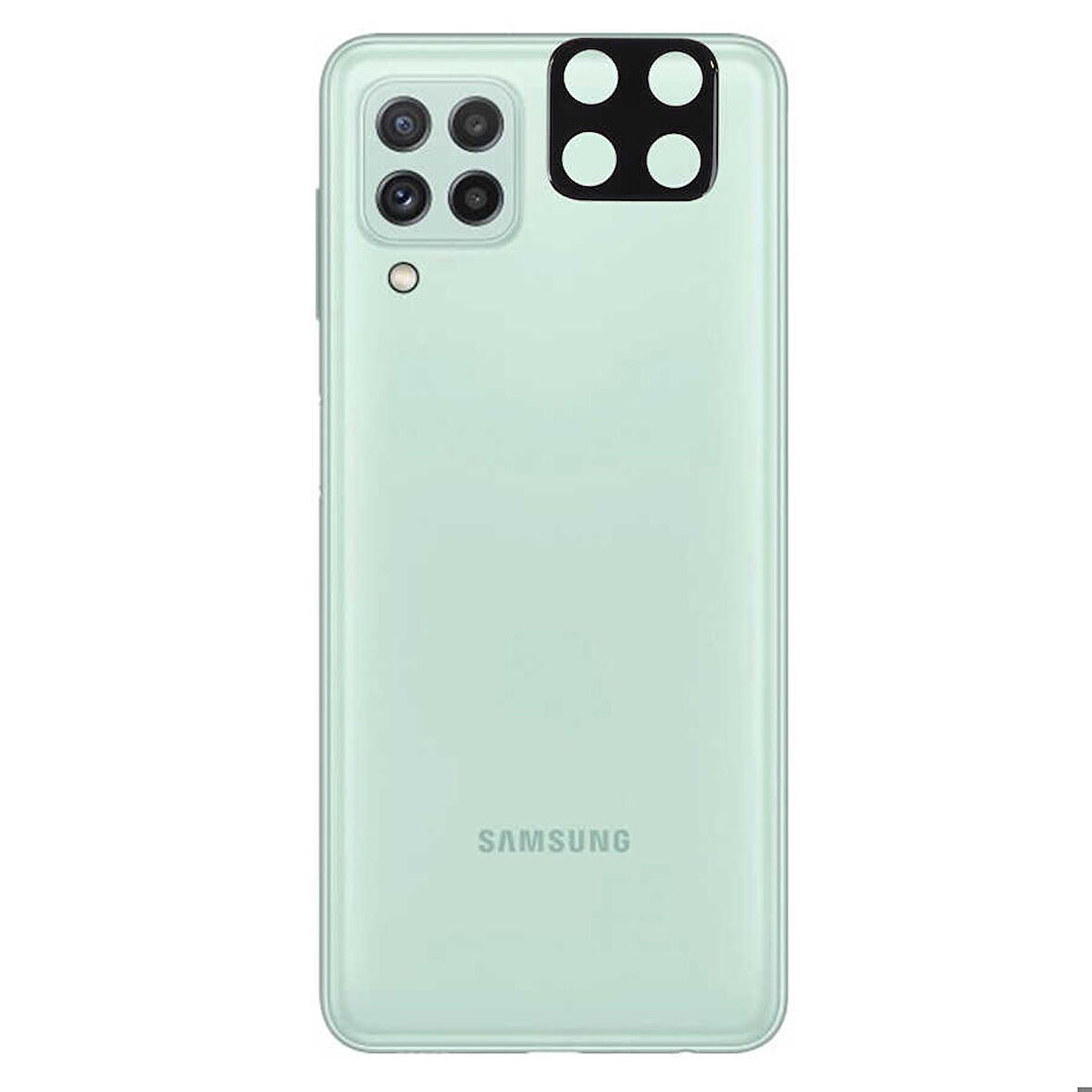 Samsung Galaxy A22 4G Uyumlu 3D Kamera Camı