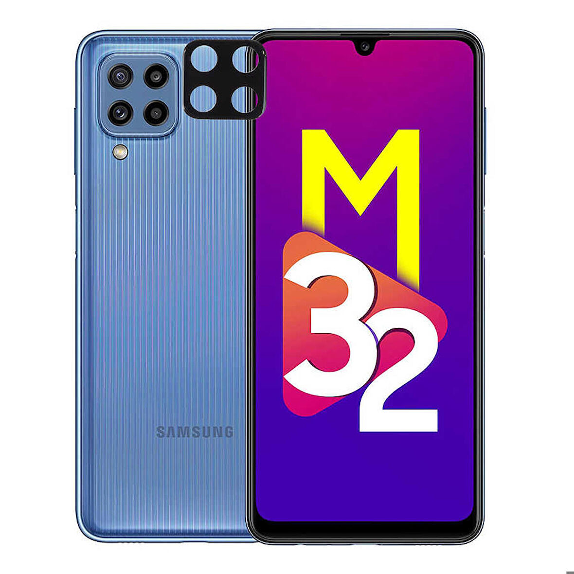 Samsung Galaxy M32 Uyumlu 3D Kamera Camı