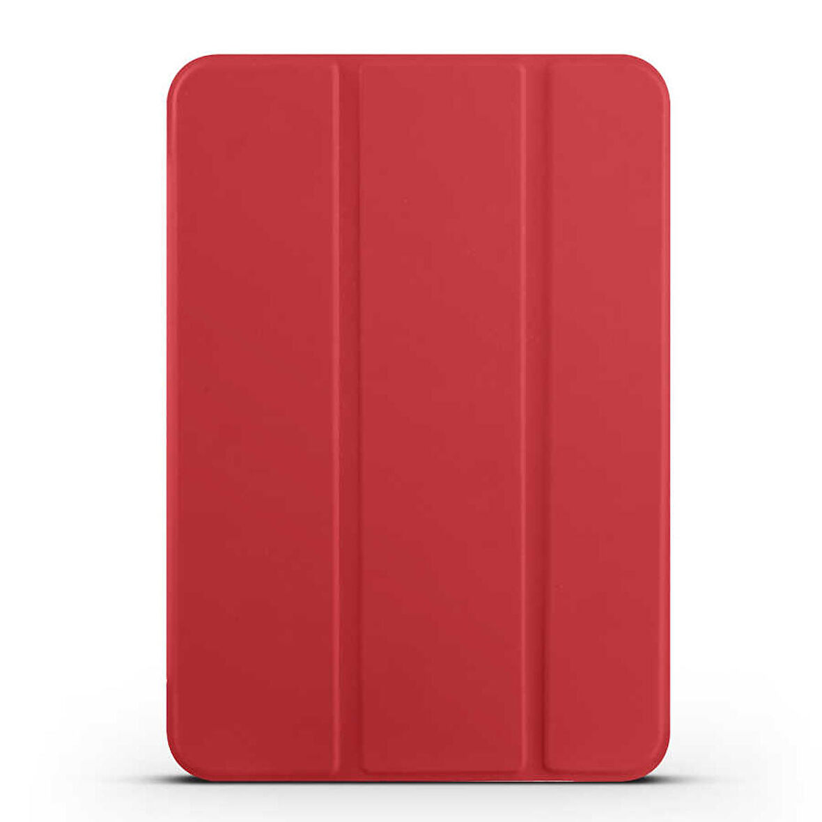 Apple iPad Mini 2021 (6.Nesil) Uyumlu Tablet Kılıfı Smart Cover Standlı Kılıf Kırmızı