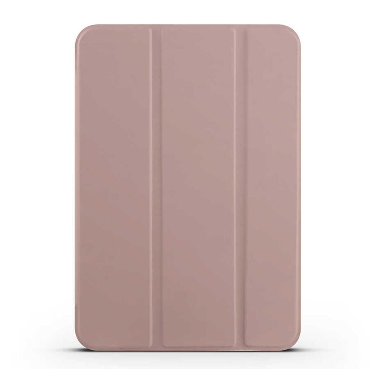 Apple iPad Mini 2021 (6.Nesil) Uyumlu Tablet Kılıfı Smart Cover Standlı Kılıf Rose Gold