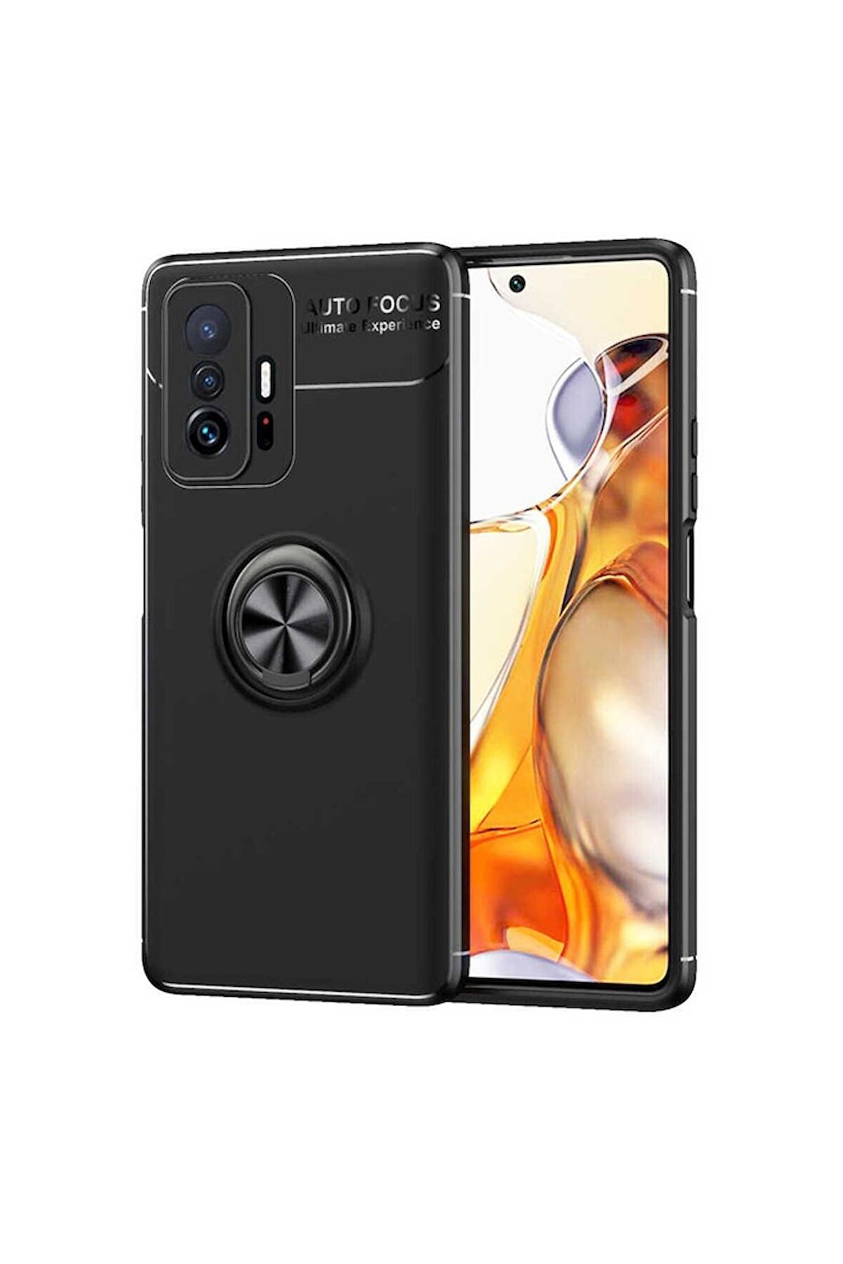 Xiaomi Mi 11T 5G Uyumlu Kılıf Ravel Silikon Kapak Siyah
