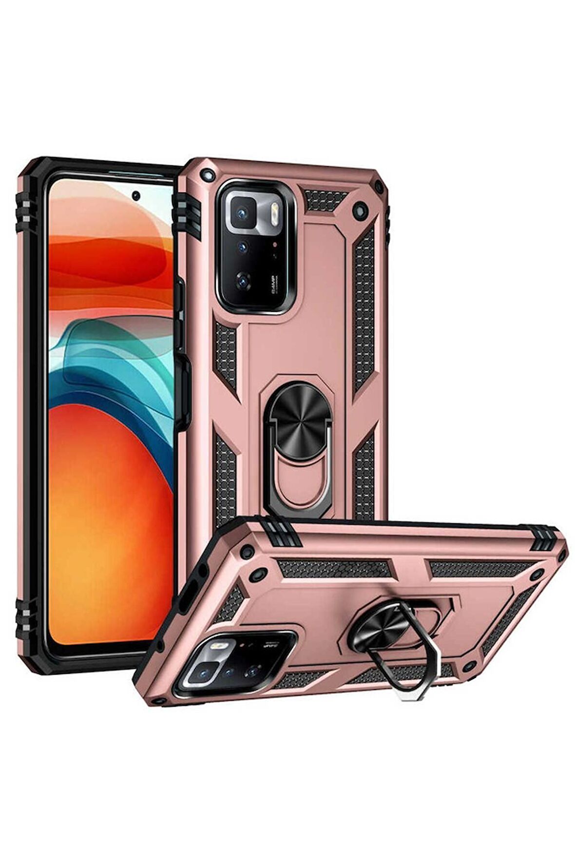 Xiaomi Poco X3 GT Uyumlu Kılıf Vega Kapak Rose Gold