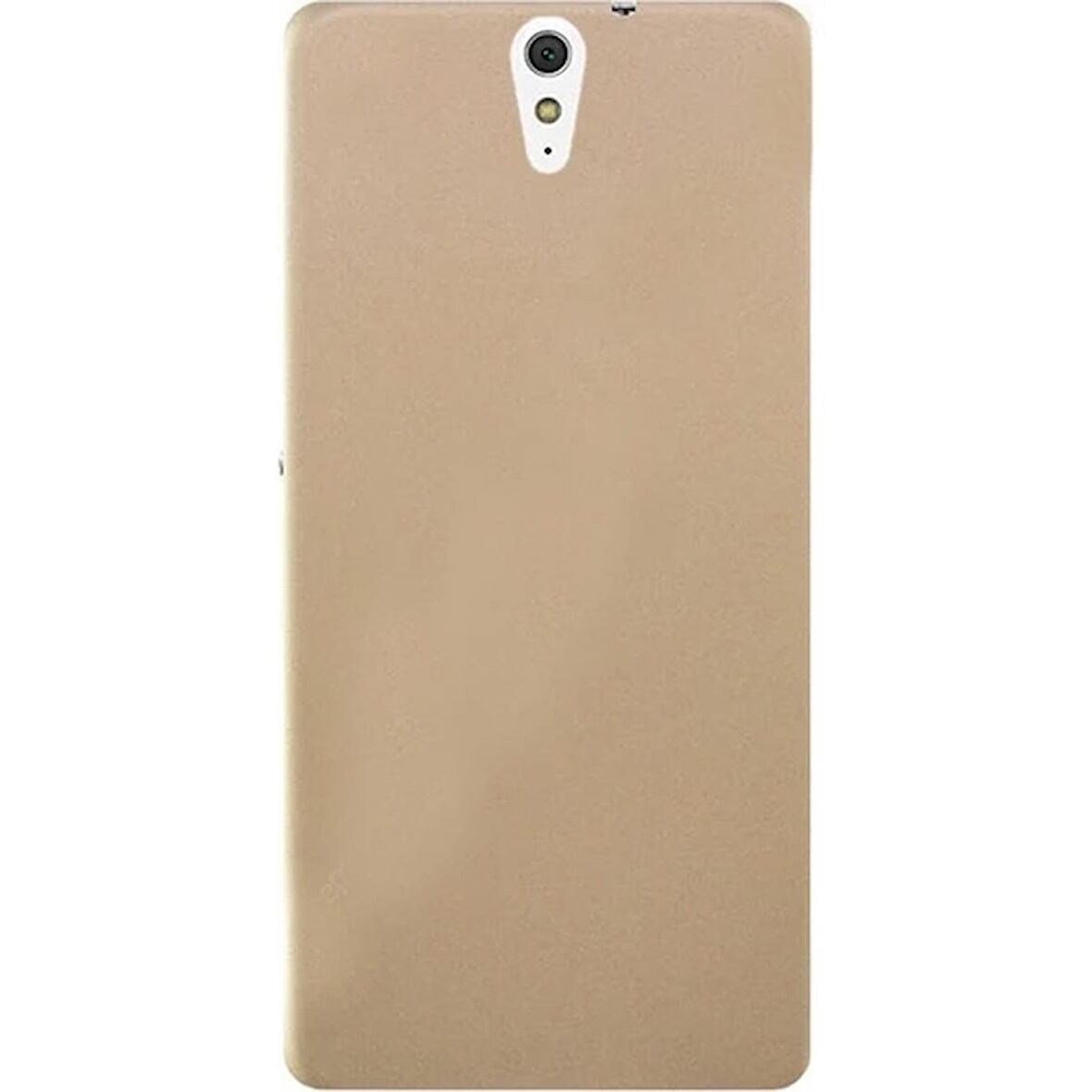 Sony Xperia C5 Uyumlu Kılıf Premier Silikon Kapak Gold