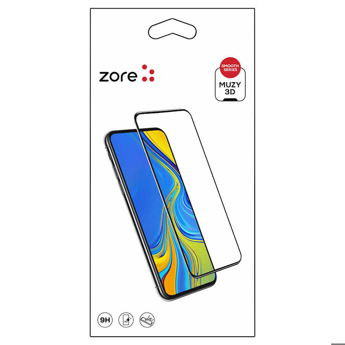 Samsung Galaxy A7 2017 Uyumlu 3D Muzy Temperli Cam Ekran Koruyucu