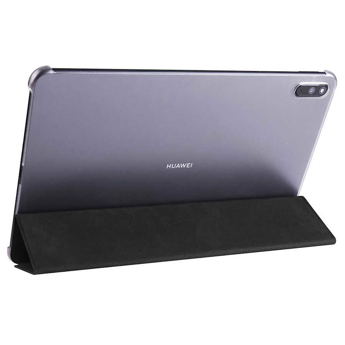 Huawei MatePad 11 (2021) Uyumlu Tablet Kılıfı Smart Cover Standlı Akıllı Kılıf Siyah