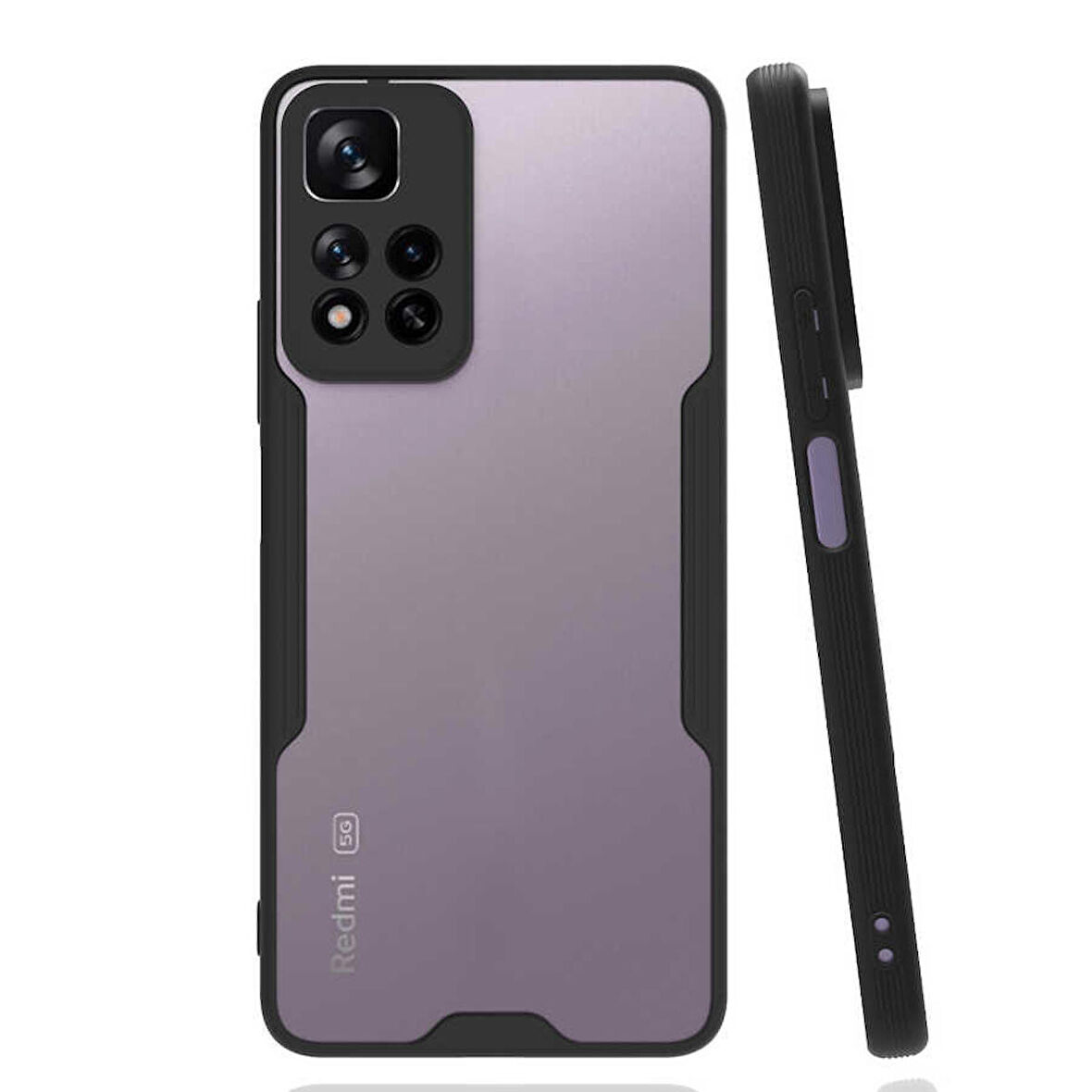 Xiaomi Redmi Note 11 Pro Plus 5G Uyumlu Kılıf Parfe Kapak Siyah