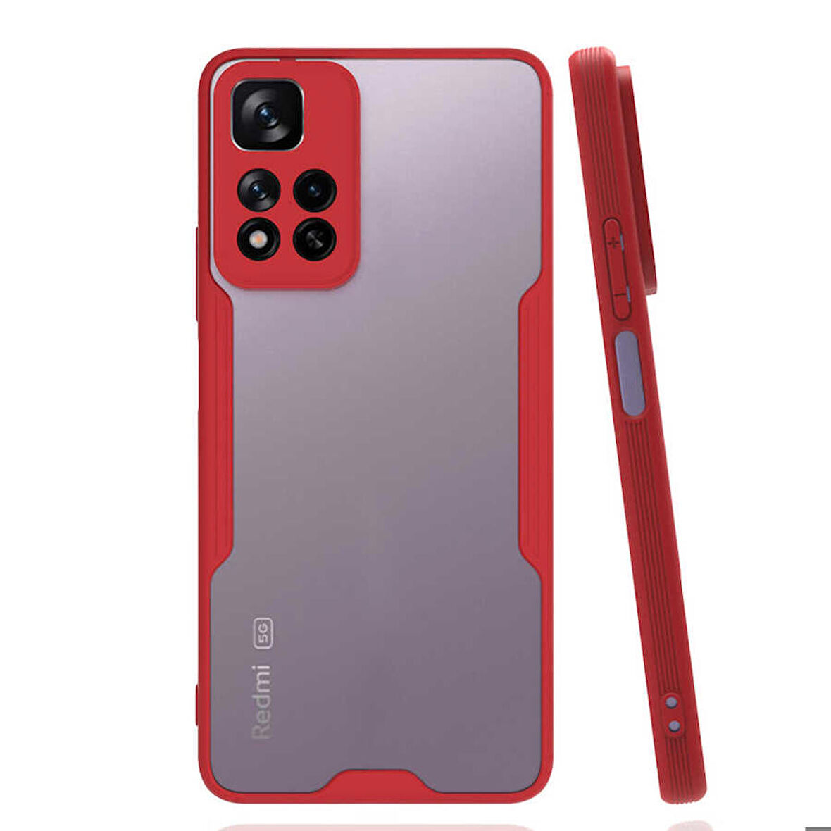 Xiaomi Redmi Note 11 Pro Plus 5G Uyumlu Kılıf Parfe Kapak Kırmızı