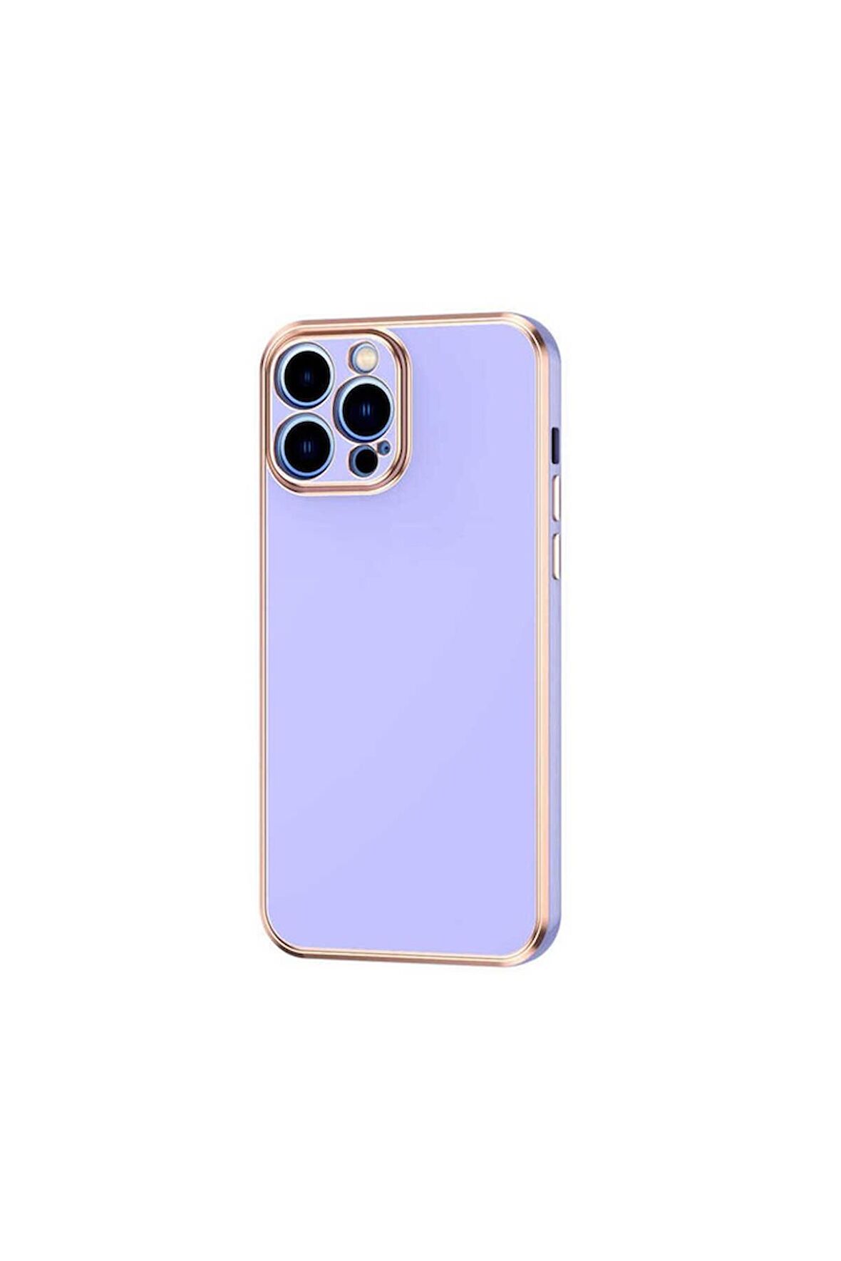 Apple iPhone 12 Pro Uyumlu Kılıf Bark Kapak Mor