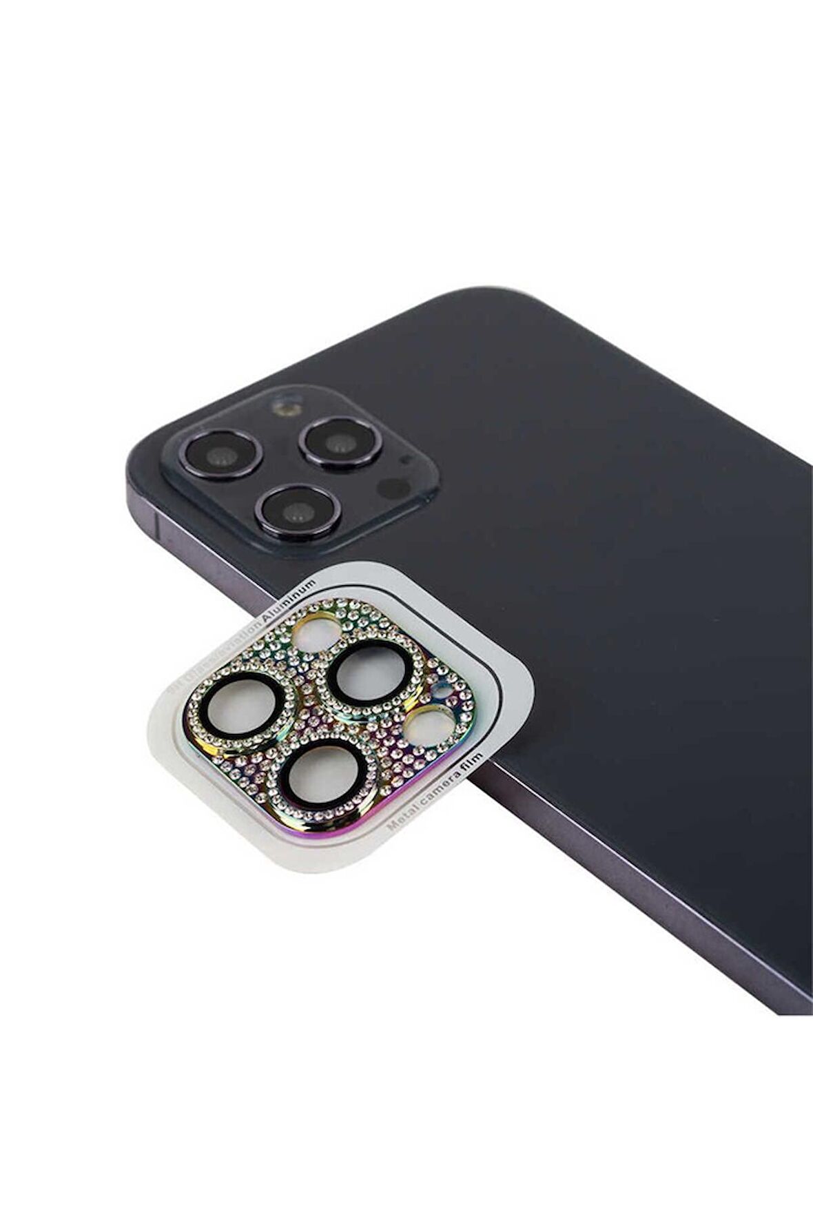 Apple iPhone 12 Pro Uyumlu CL-08 Kamera Lens Koruyucu Colorful
