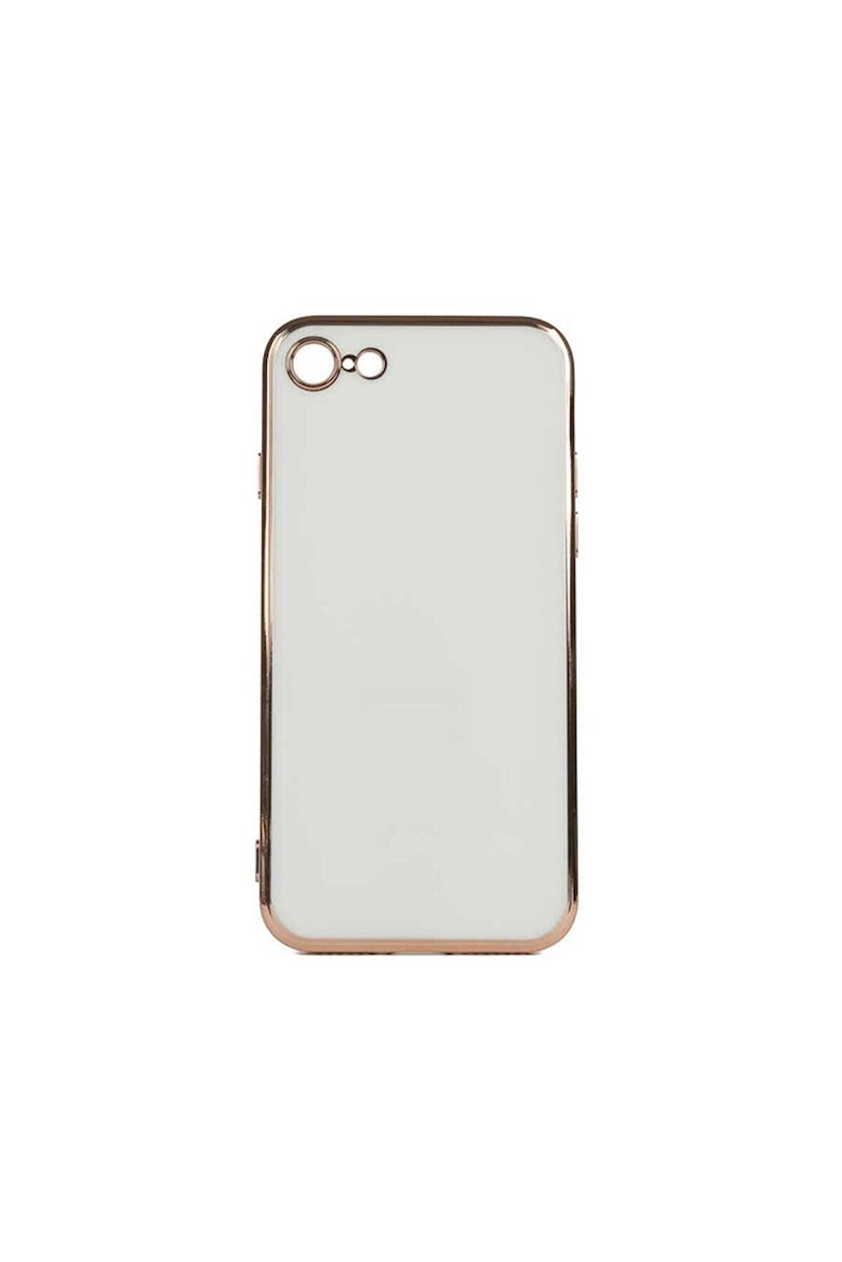 Apple iPhone 7 Uyumlu Kılıf Bark Kapak Beyaz