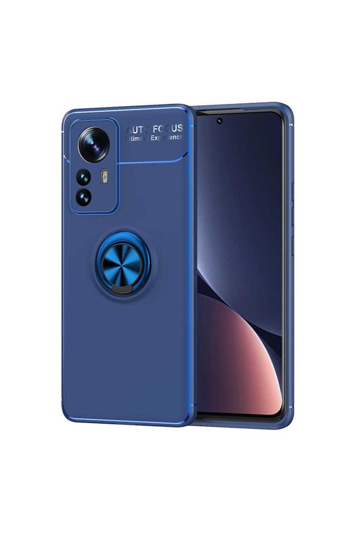 Xiaomi Mi 12 Uyumlu Kılıf Ravel Silikon Kapak Mavi