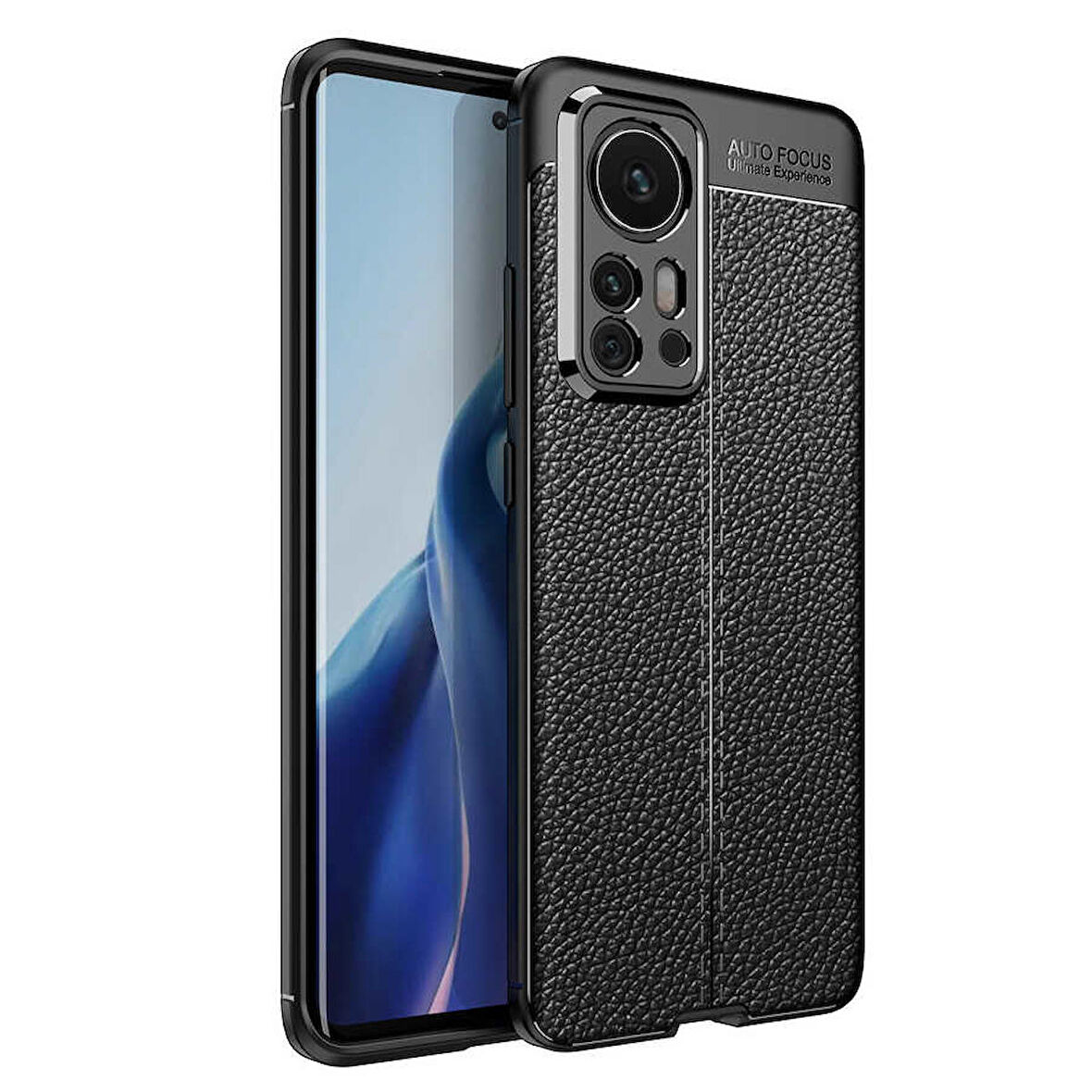 Xiaomi Mi 12 Pro Uyumlu Kılıf Niss Silikon Kapak Siyah