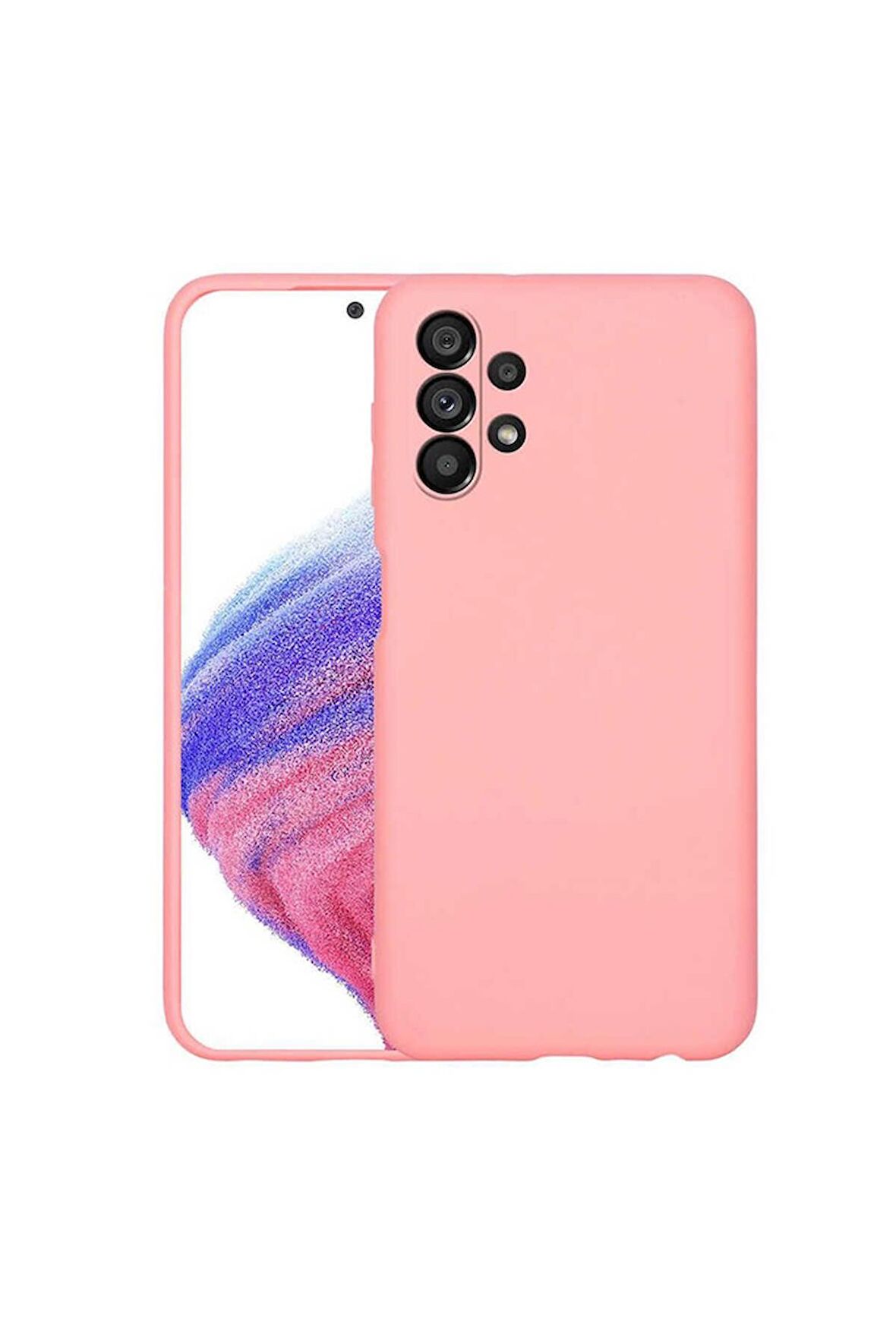 Samsung Galaxy A53 5G Uyumlu Kılıf Mara Lansman Kapak Pembe Açık