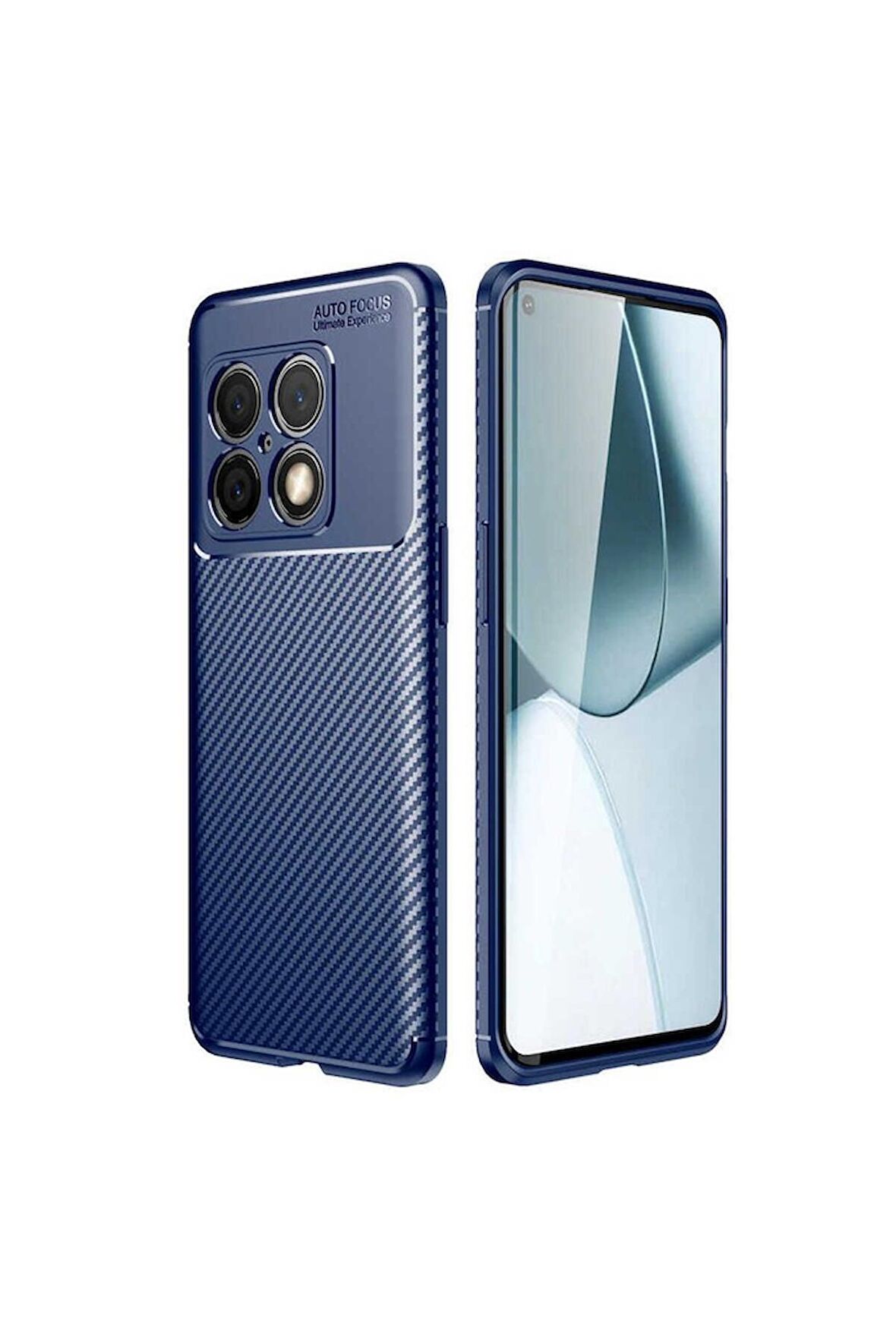 OnePlus 10 Pro Uyumlu Kılıf Negro Silikon Kapak Lacivert
