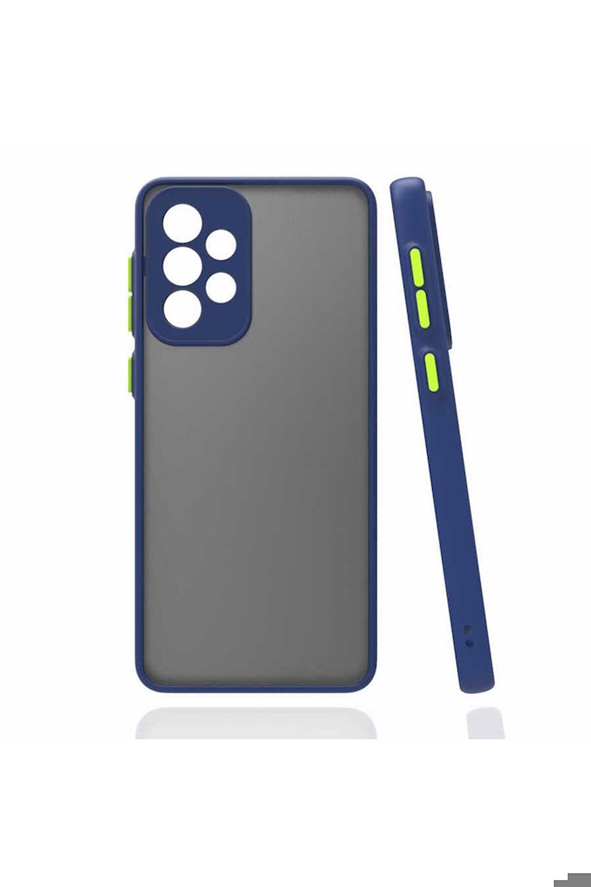 Samsung Galaxy A72 Uyumlu Kılıf Hux Kapak Lacivert