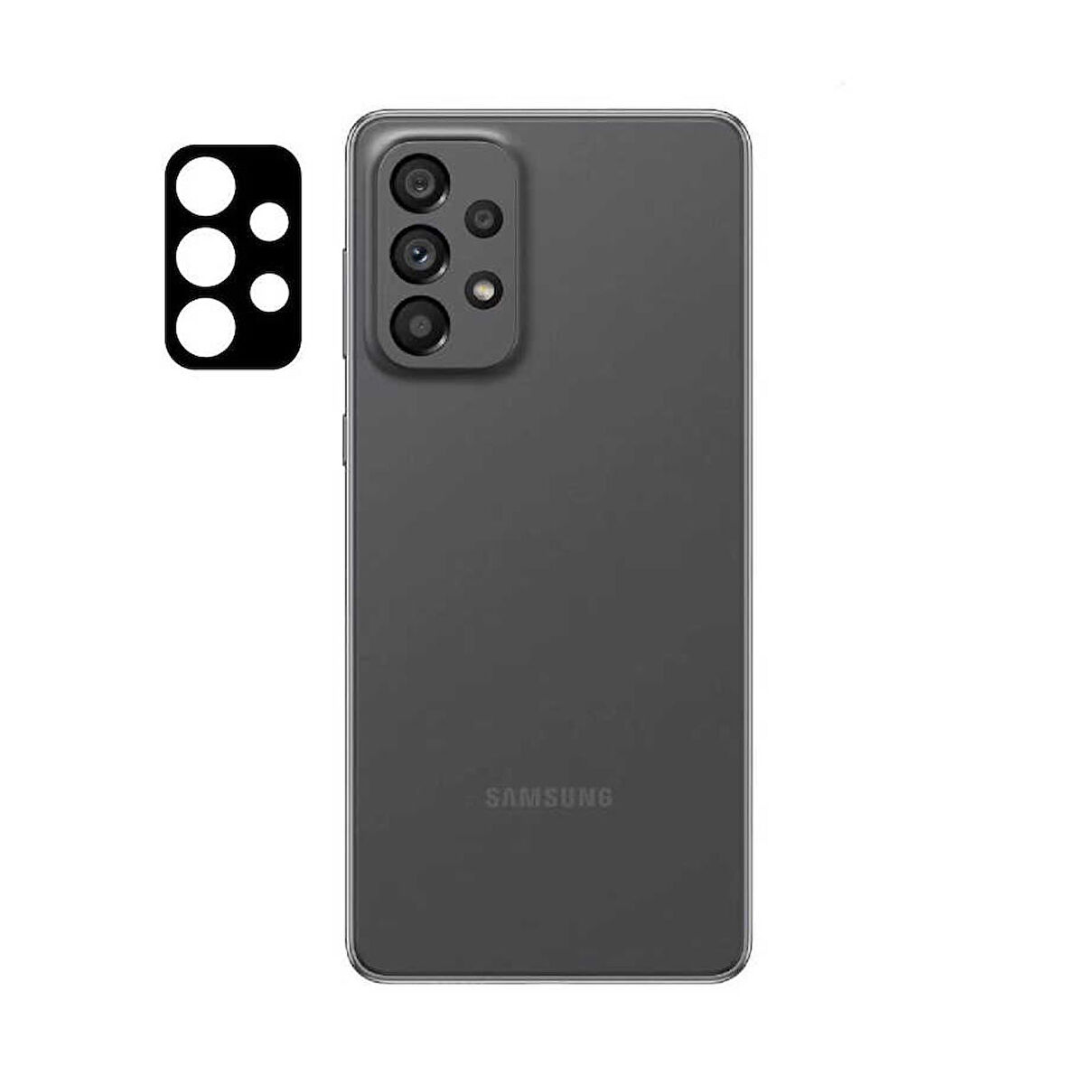 Samsung Galaxy A73 Uyumlu 3D Kamera Camı