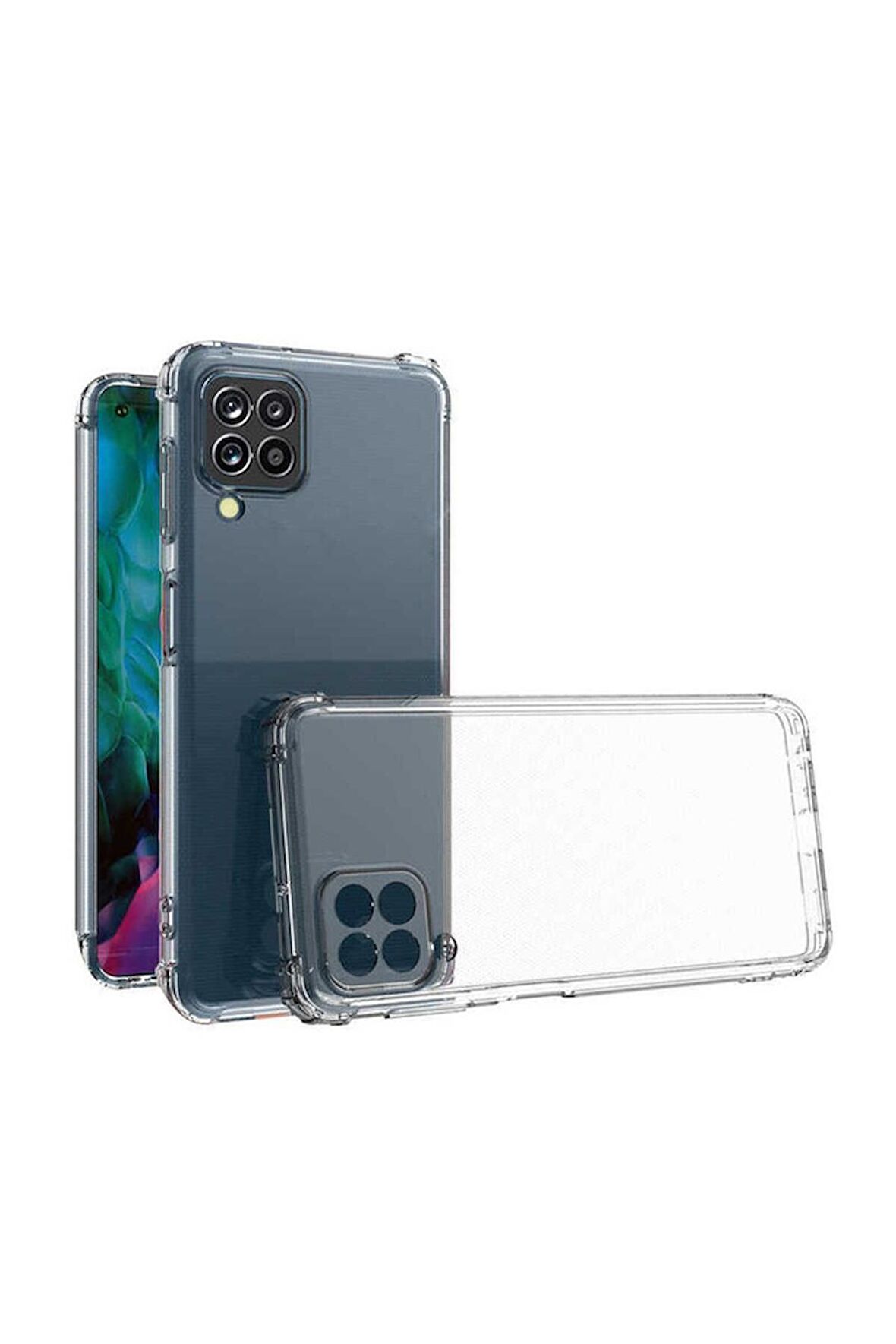Samsung Galaxy M33 Uyumlu Kılıf 2mm Anti Shock Silikon