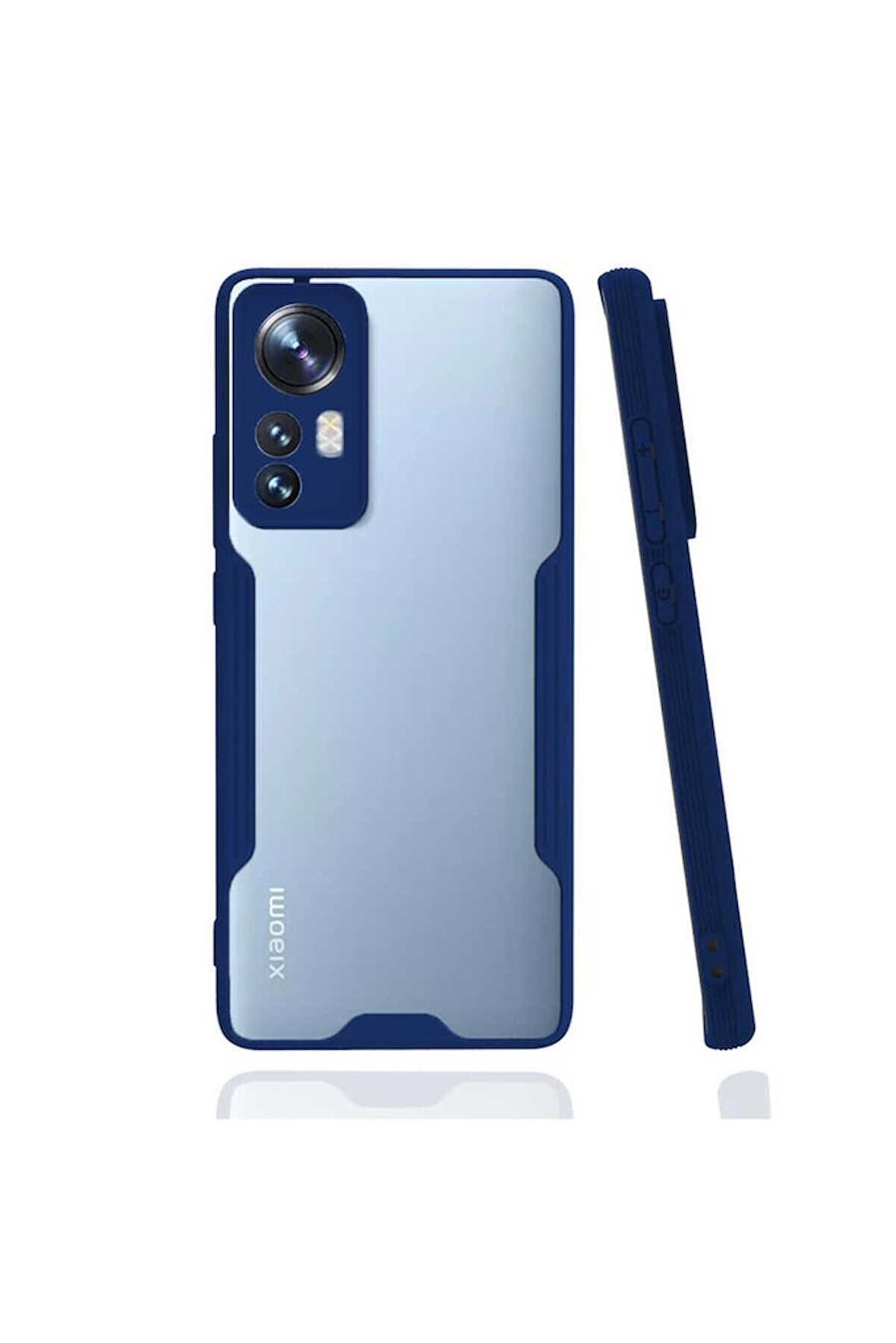 Xiaomi Mi 12 Uyumlu Kılıf Parfe Kapak Lacivert