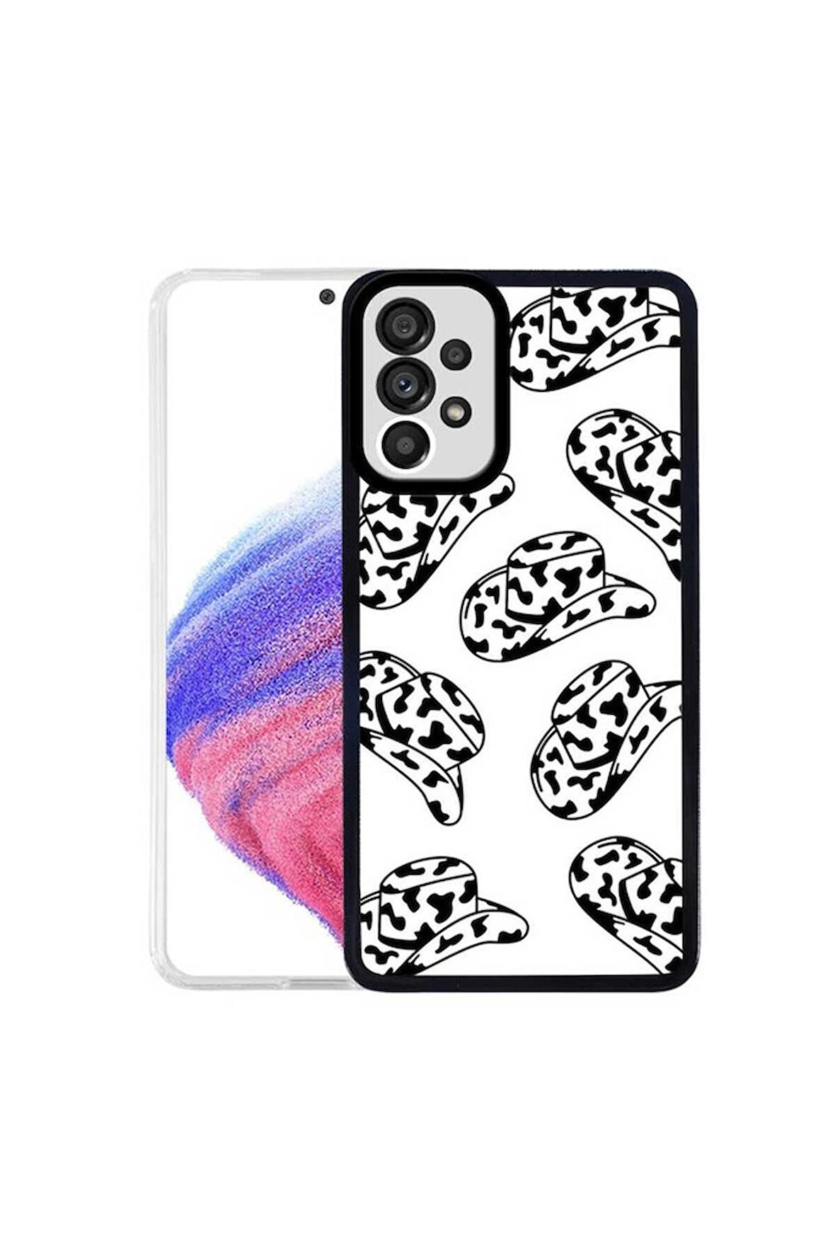 Samsung Galaxy A73 Uyumlu Kılıf M-Fit Desenli Kapak Hat No5